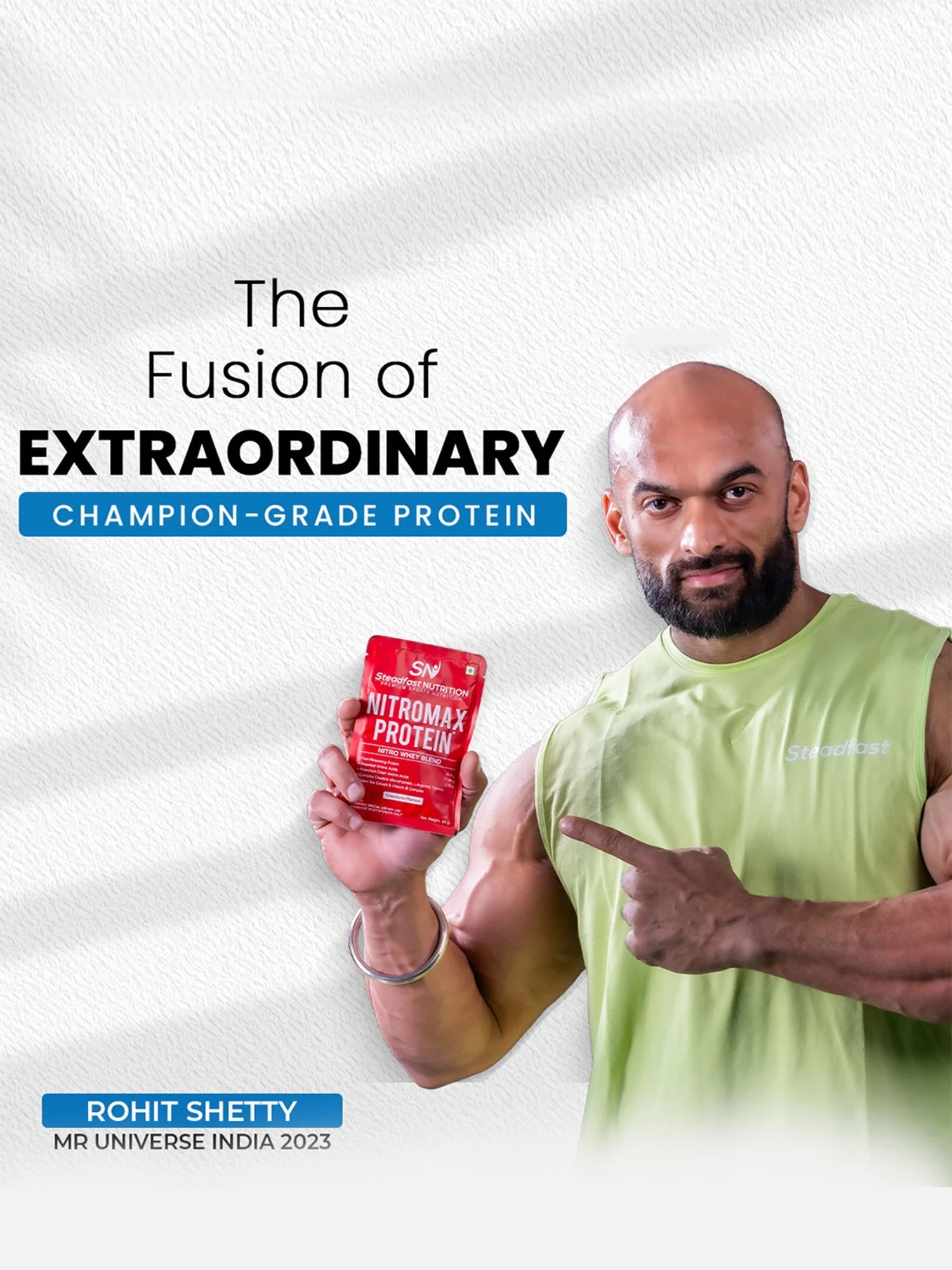 Nitromax Protein Nitro Whey Blend The Fusion of Extra Ordinary Chocolate 30 Sachets 1200g - Image 3