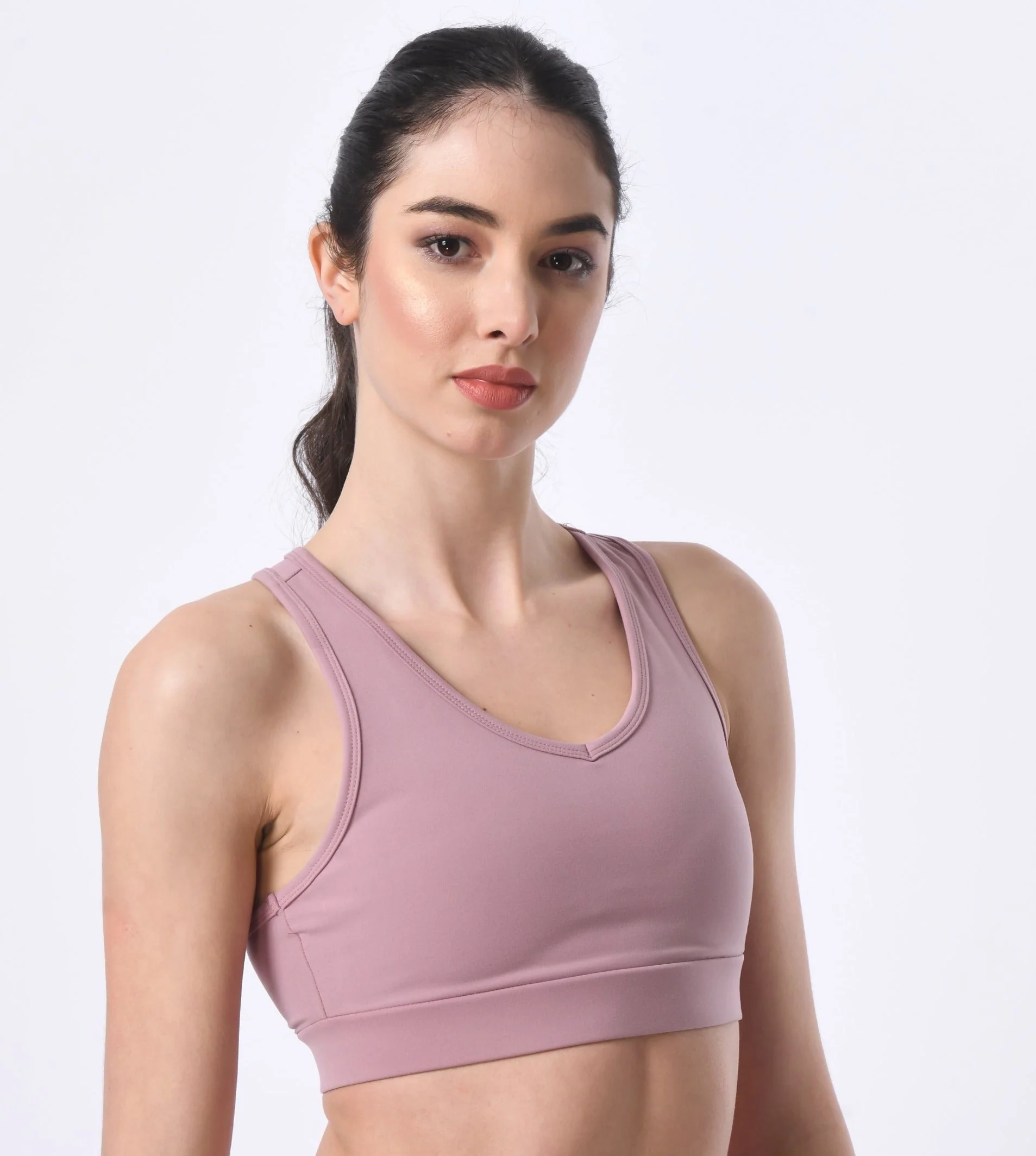 NotchFlex Comfy Sports Bra - Pink - Image 3