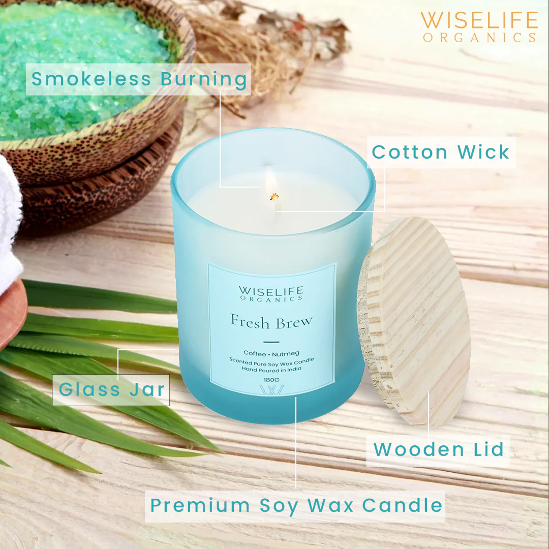 Organic Scented Candle- 180g - Image 2