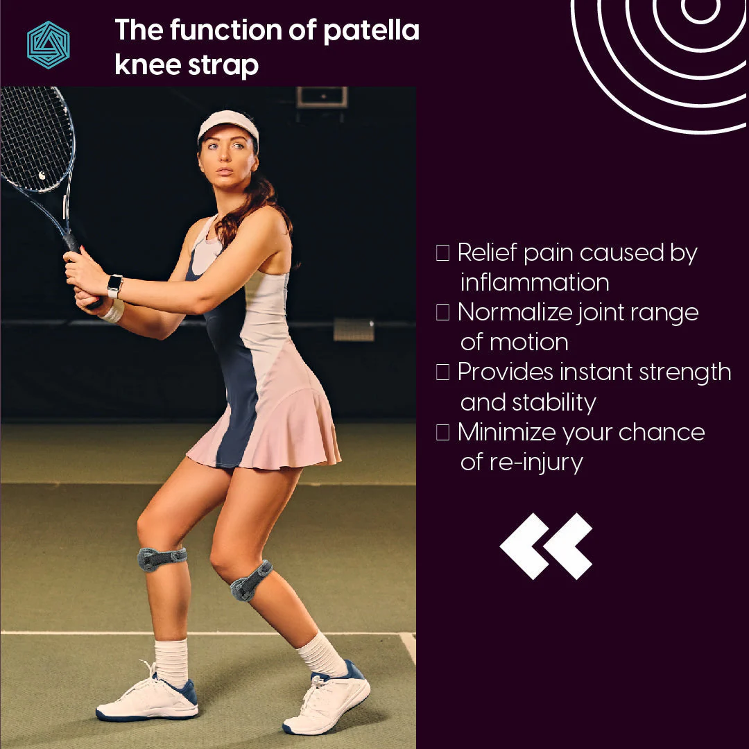 Patella Knee Sleeve - Grey - Image 3