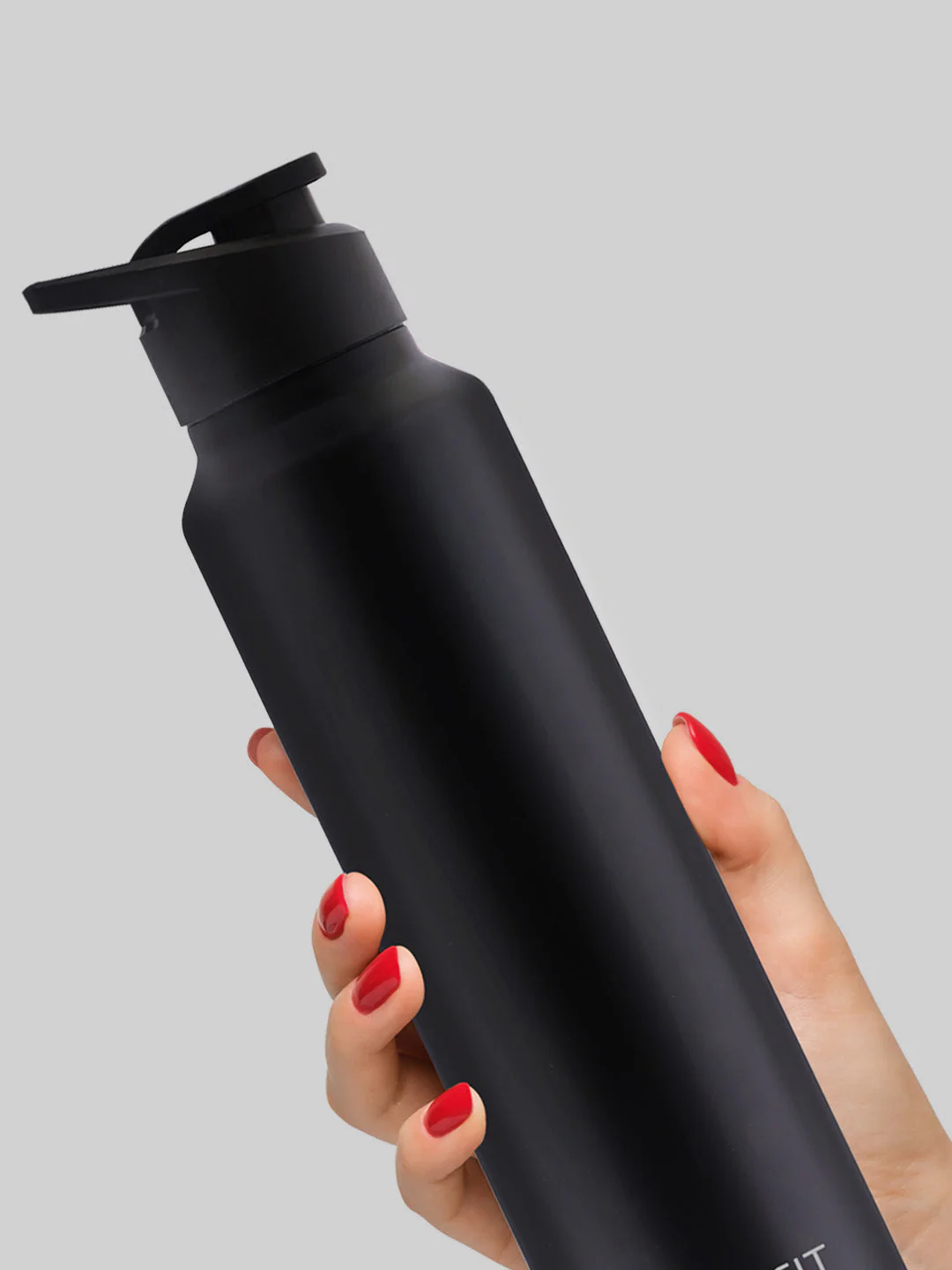 Pioneer 1L Steel Bottle with - Black - Image 2