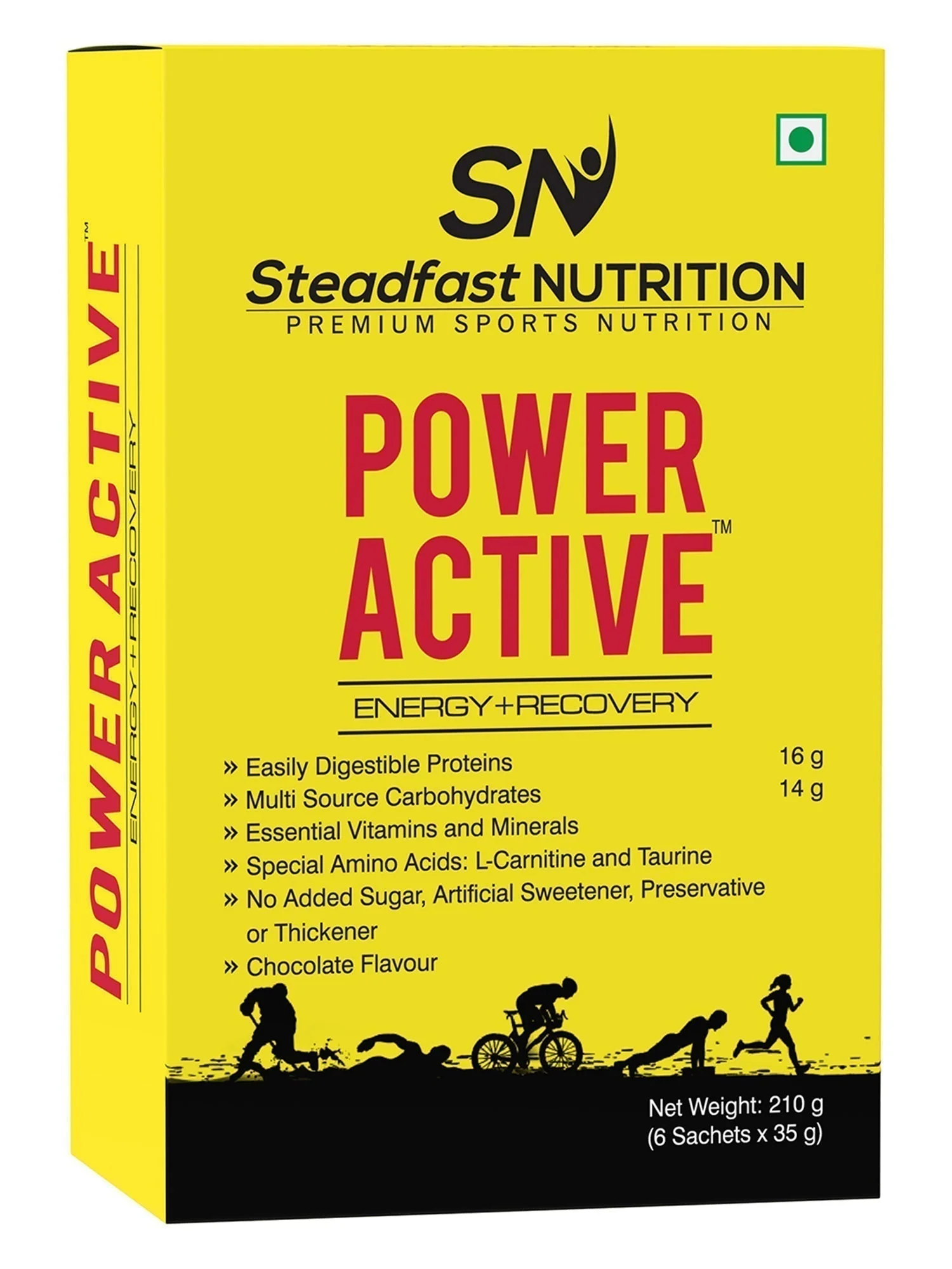 Power Active Energy Recovery Nutritional Deficiencies Chocolate 6 Sachets 210 g - Image 5