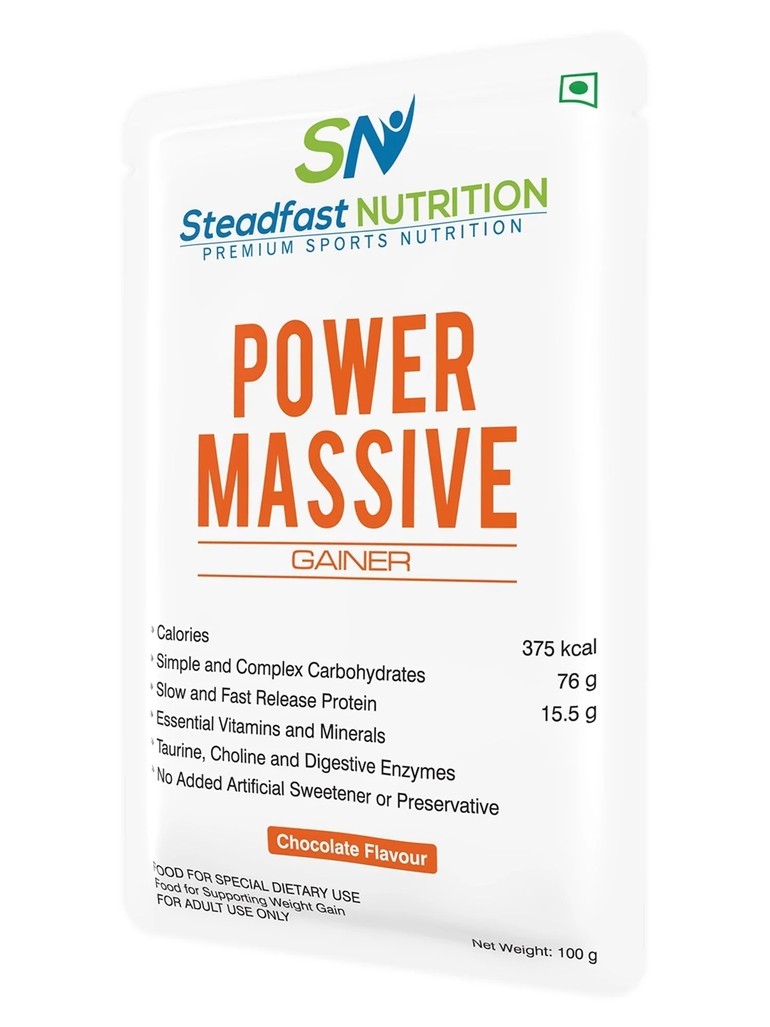 Power Massive Gainer the Ultimate mass gain formula Chocolate 30 Sachets 3000g - Image 3