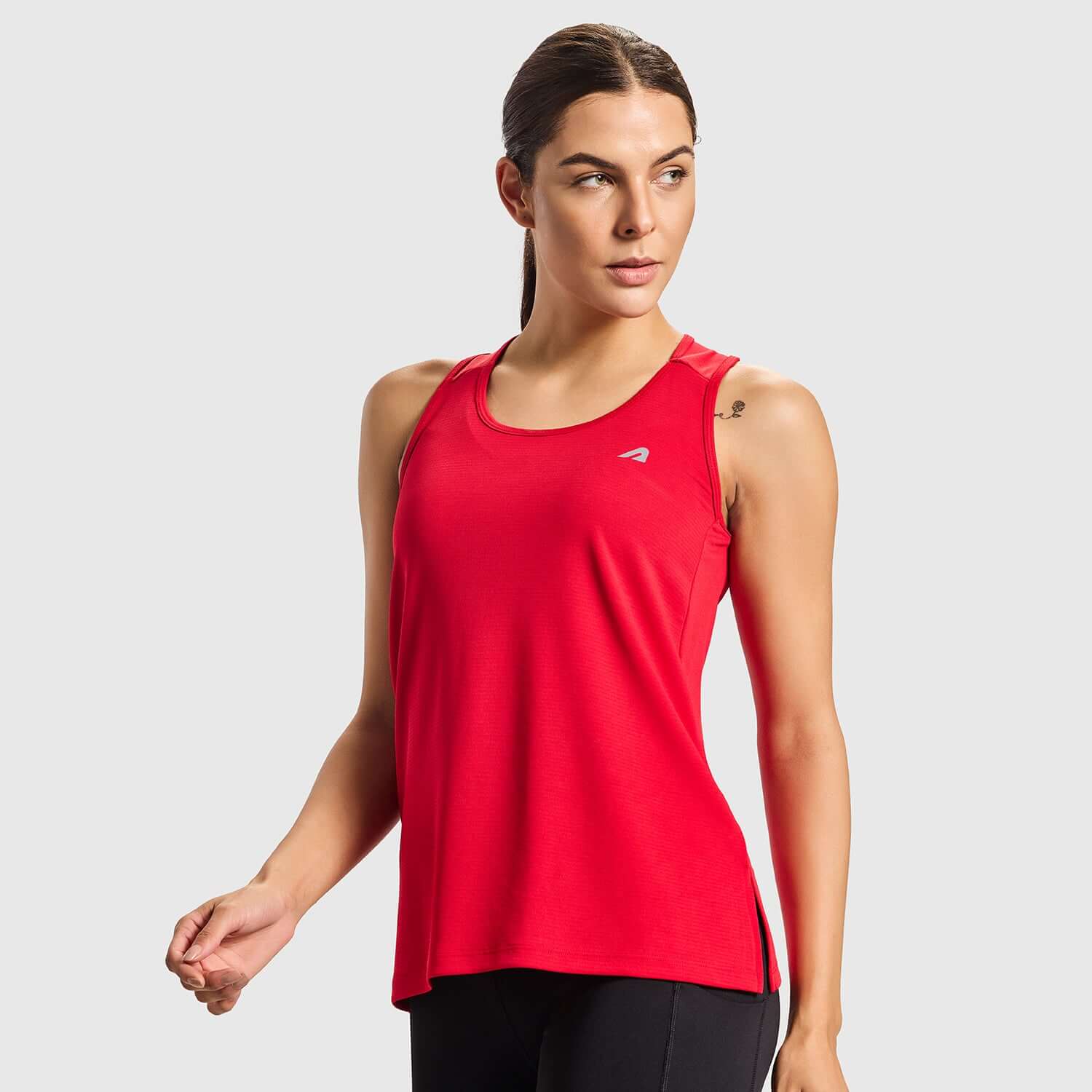 Power Womens Tank - Red - Image 2