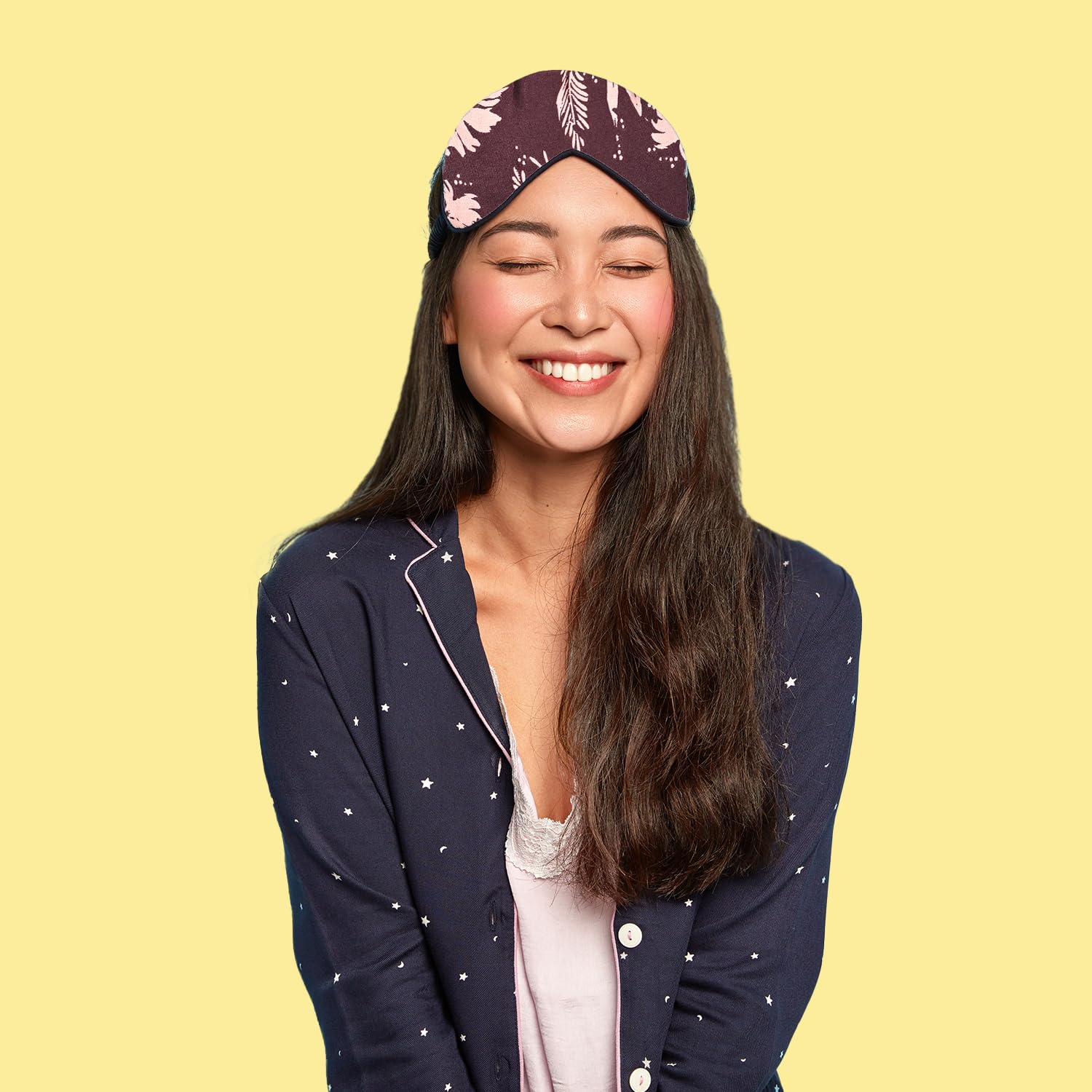 Printed Mulberry Silk Eye Mask - Image 23