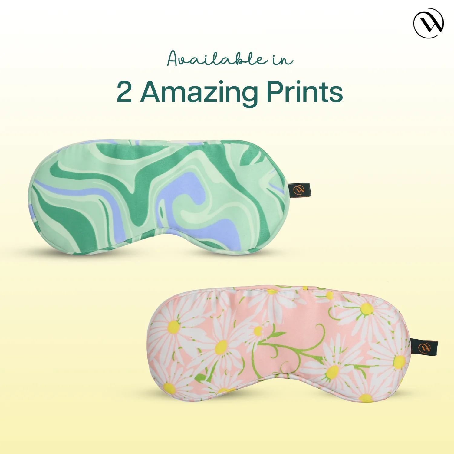 Printed Mulberry Silk Eye Mask - Image 5
