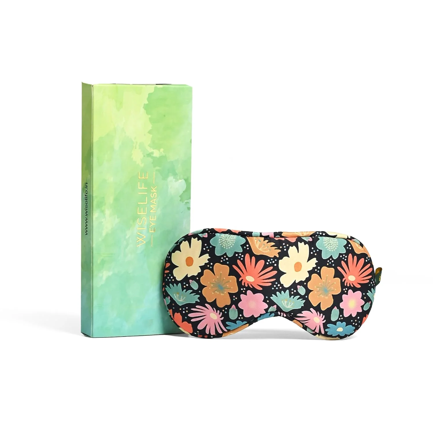 Printed Mulberry Silk Eye Mask - Image 8