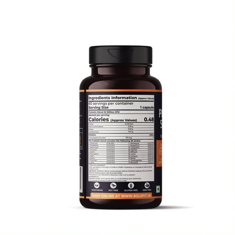 Probiotics 50 Billion CFU Gut Health Supplement - Image 2