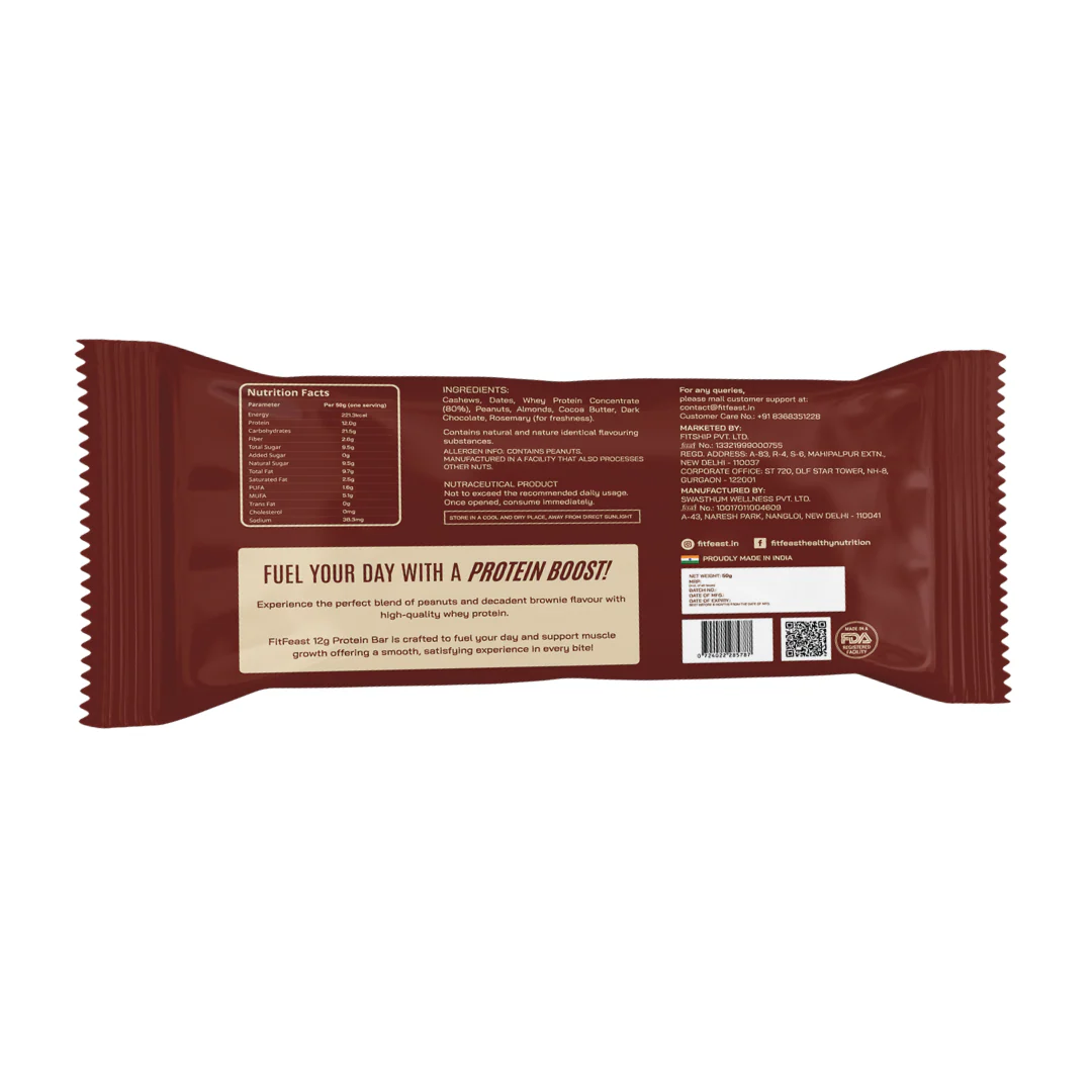 Protein Bars Nutty Brownie | As Seen on Shark Tank - Image 2