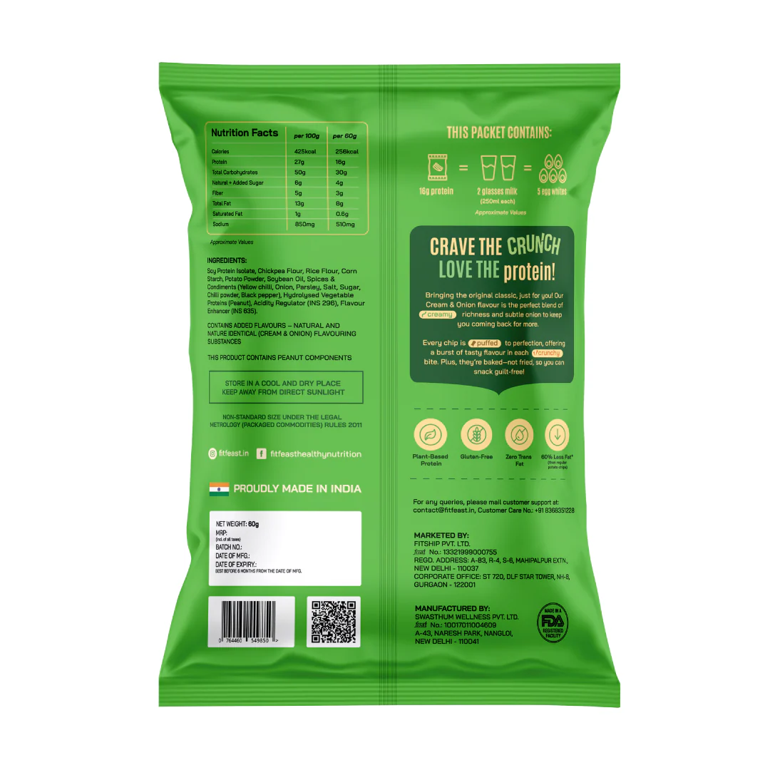 Protein Chips Cream & Onion - Image 9