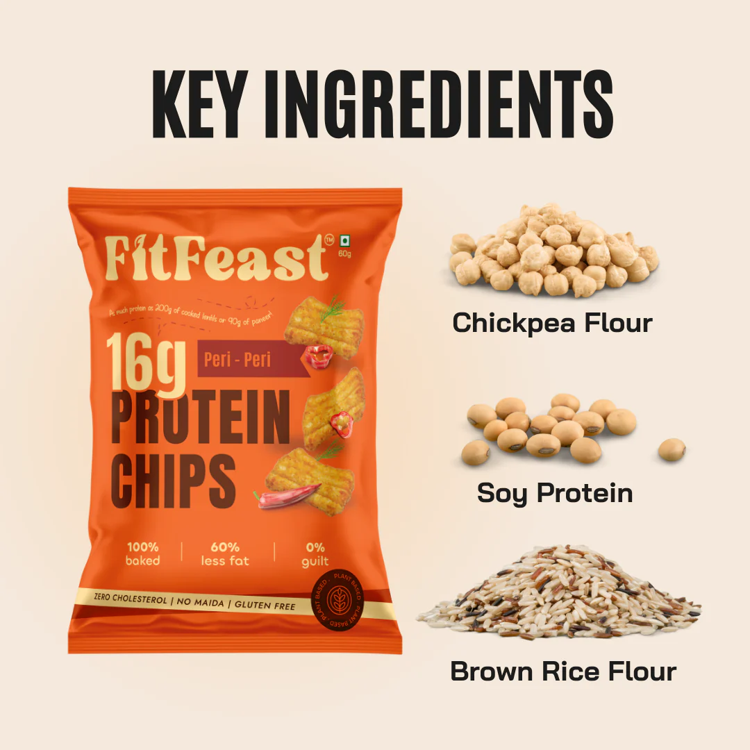 Protein Chips Peri Peri | As Seen on Shark Tank (Pack of 3) - Image 4