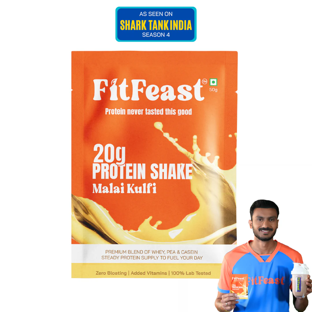 Protein Sachet - Malai Kulfi Flavour (Each 50g ) | As Seen on Shark Tank - Image 2