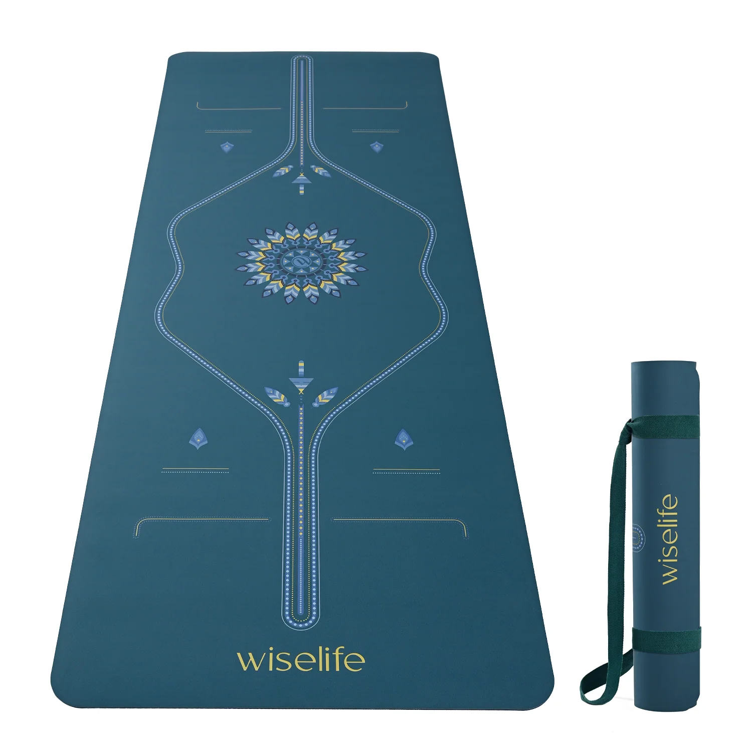 PU Alignment & Natural Rubber Yoga Mat - Image 10
