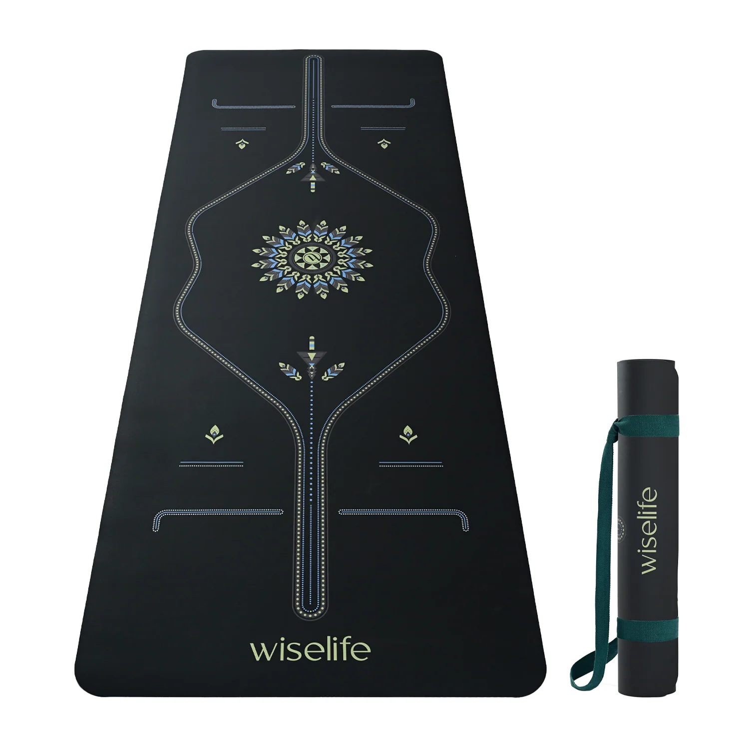 PU Alignment & Natural Rubber Yoga Mat - Image 19