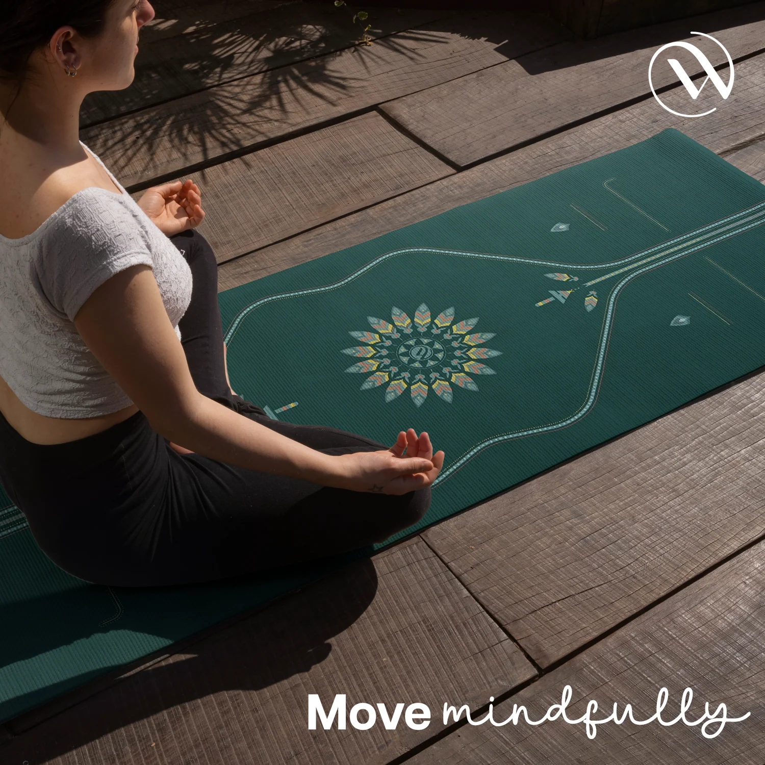 PU Alignment & Natural Rubber Yoga Mat - Image 31
