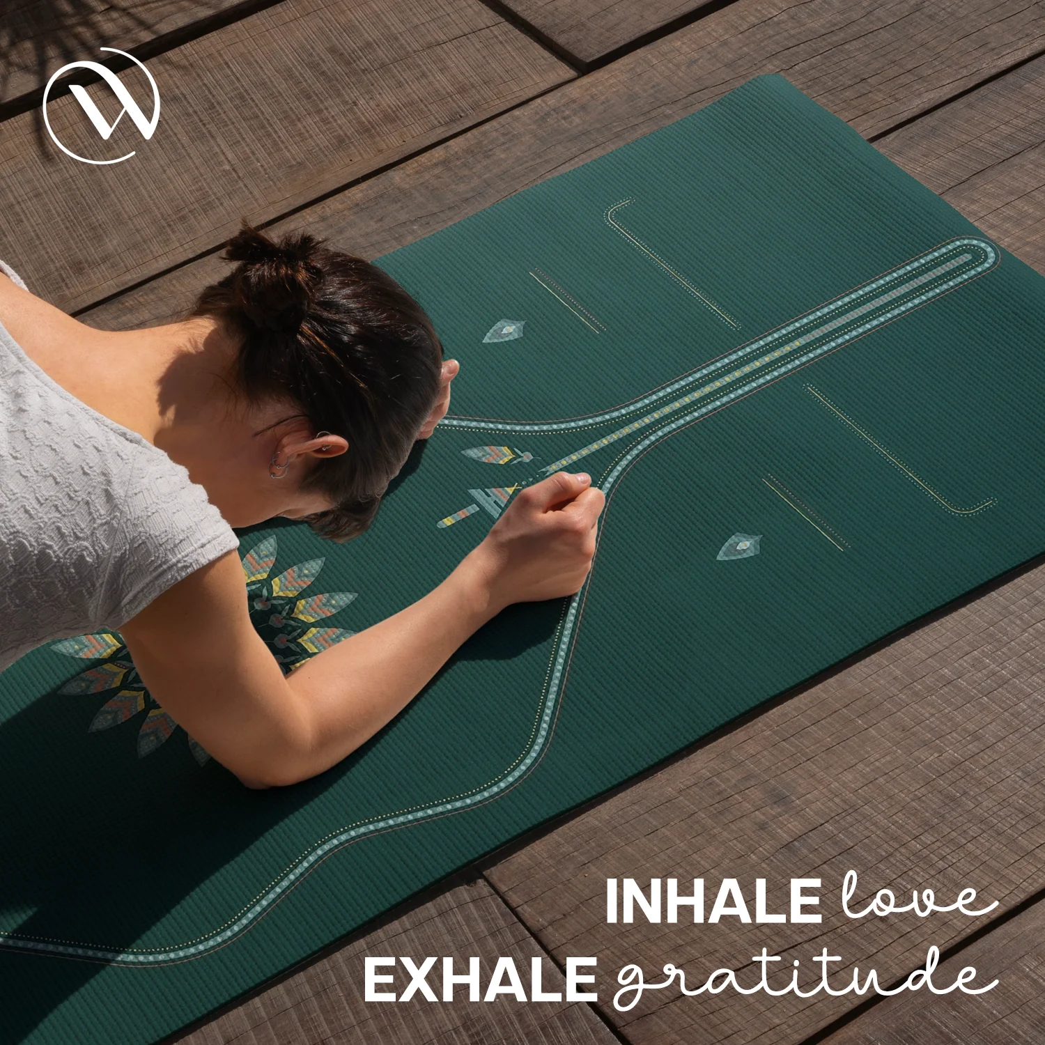 PU Alignment & Natural Rubber Yoga Mat - Image 34