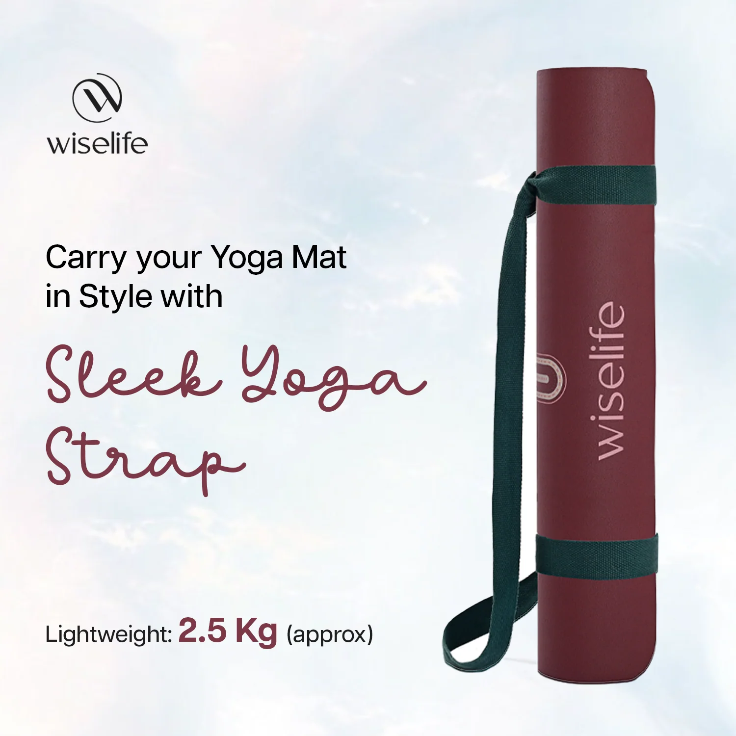PU Alignment & Natural Rubber Yoga Mat - Image 8