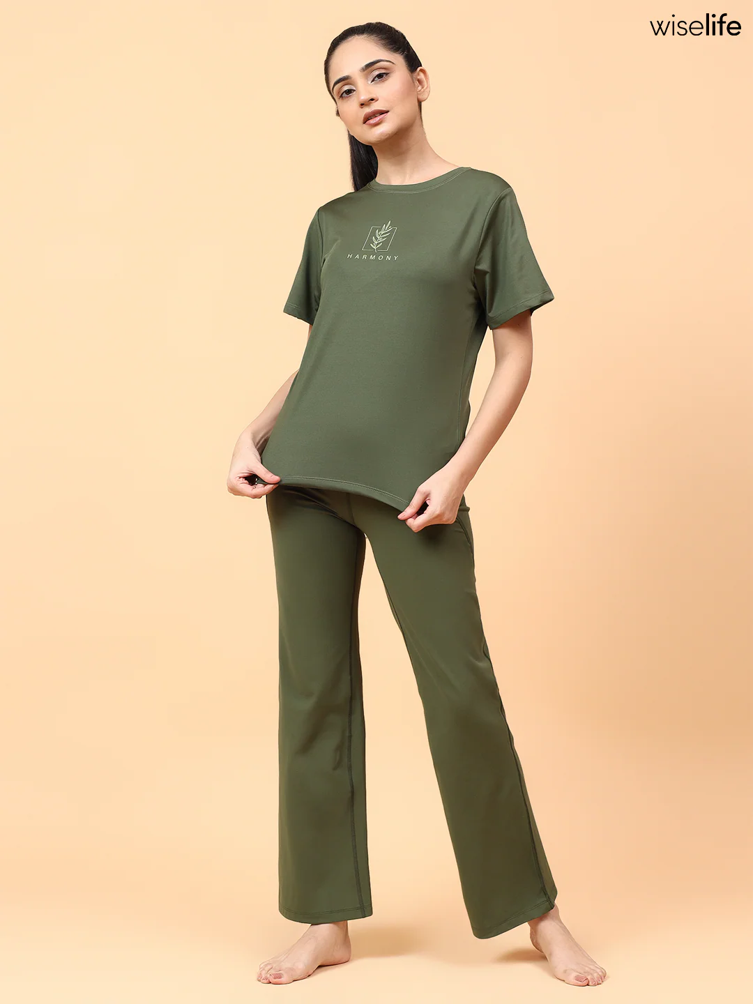 Purpose Printed Active T-shirt (Olive green) - Image 2