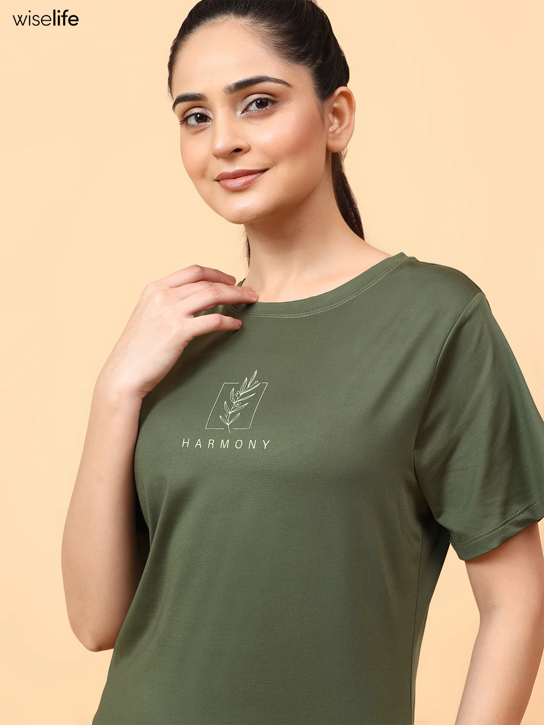 Purpose Printed Active T-shirt (Olive green) - Image 6