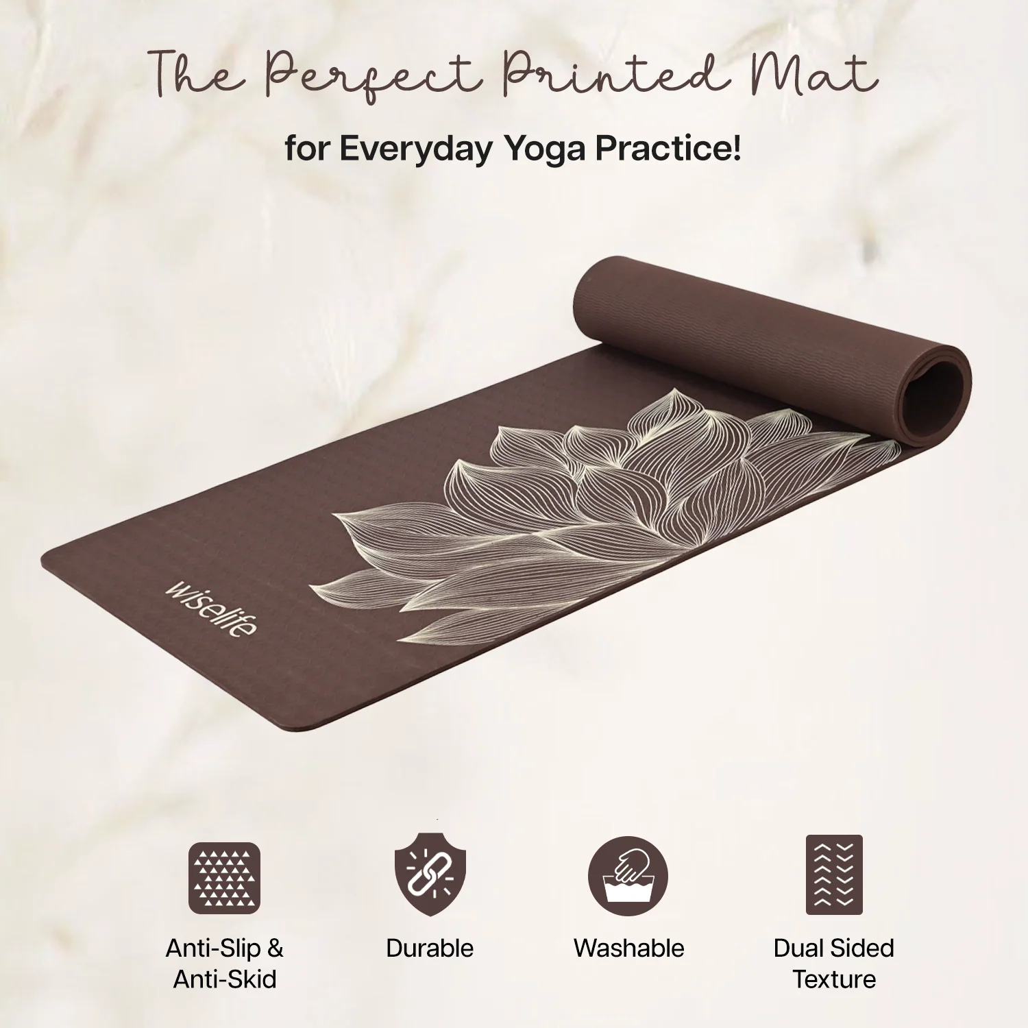 Purpose Printed TPE Yoga Mat-6mm - Image 2
