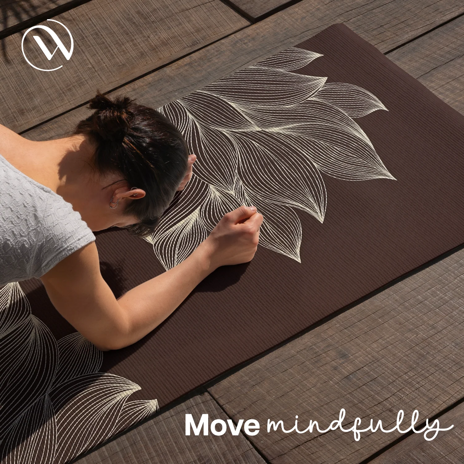 Purpose Printed TPE Yoga Mat-6mm - Image 3