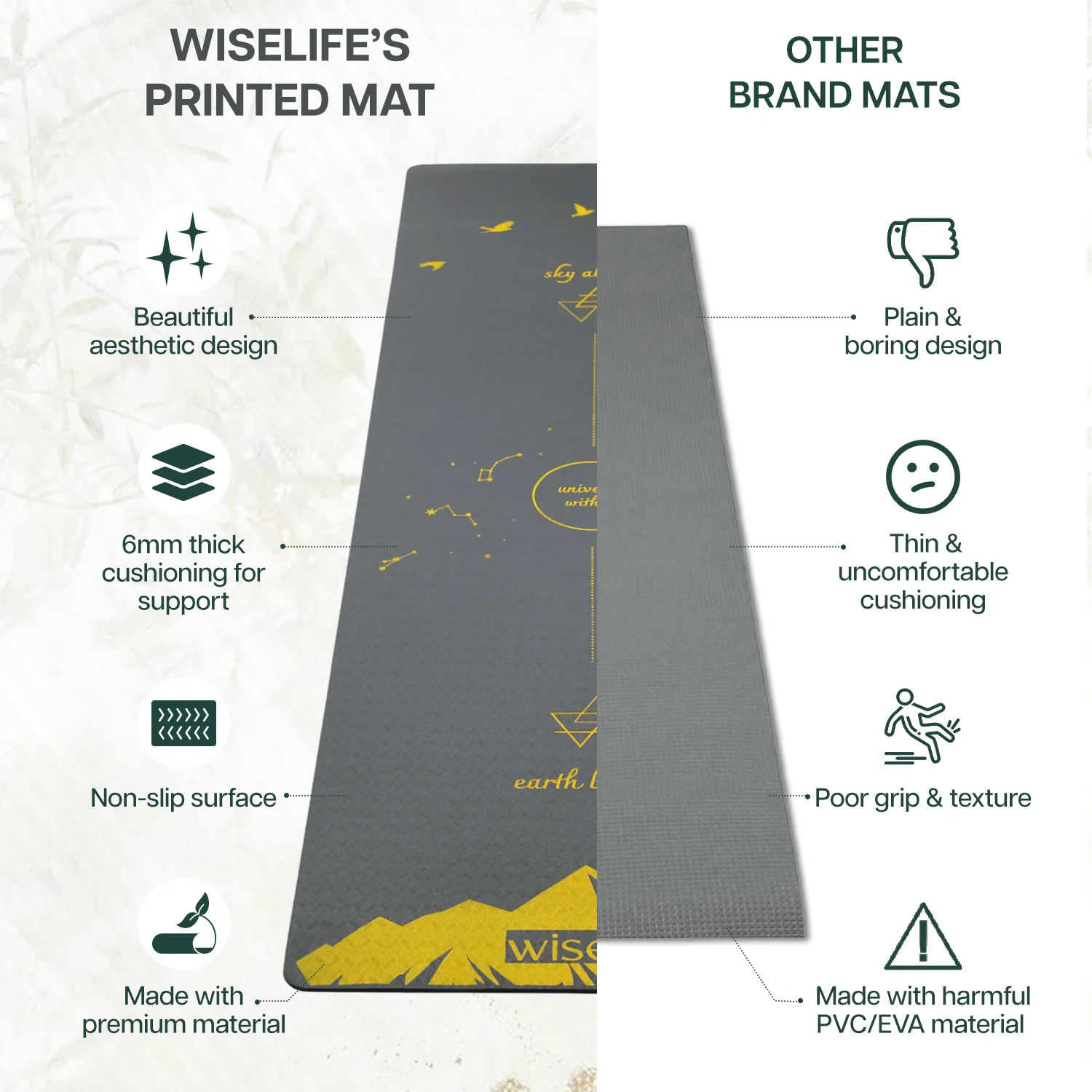 Purpose Printed TPE Yoga Mat-6mm - Image 34