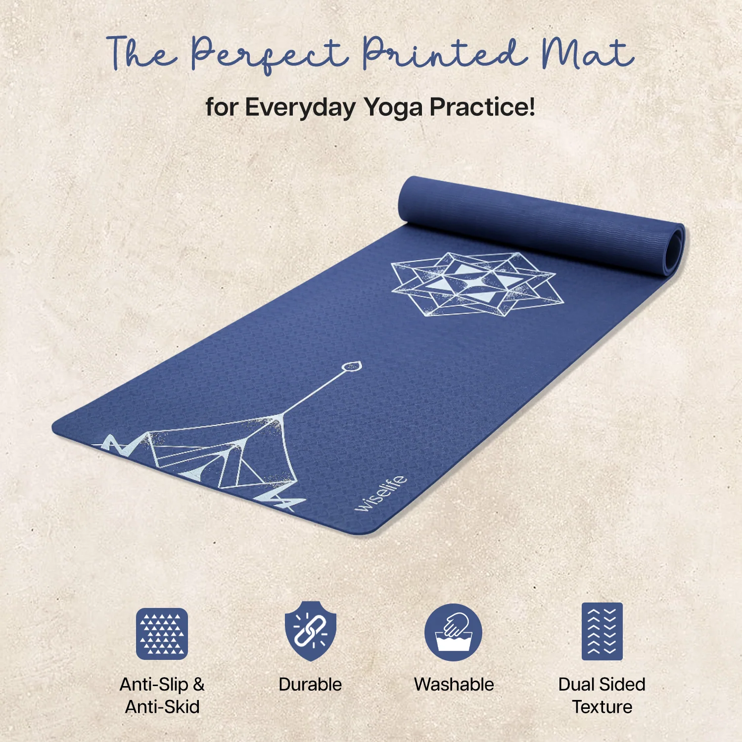 Purpose Printed TPE Yoga Mat-6mm - Image 51