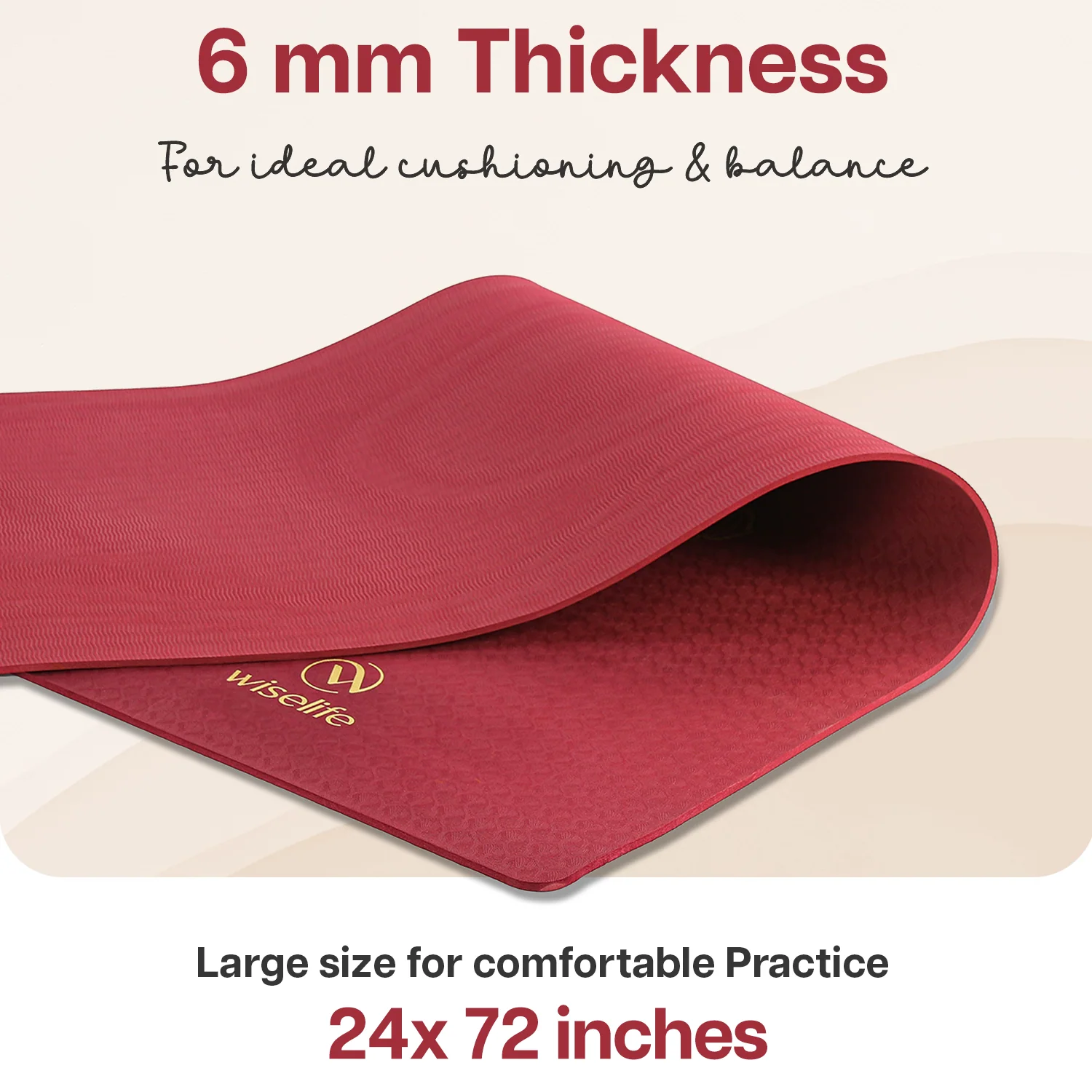 Purpose Printed TPE Yoga Mat-6mm - Image 69