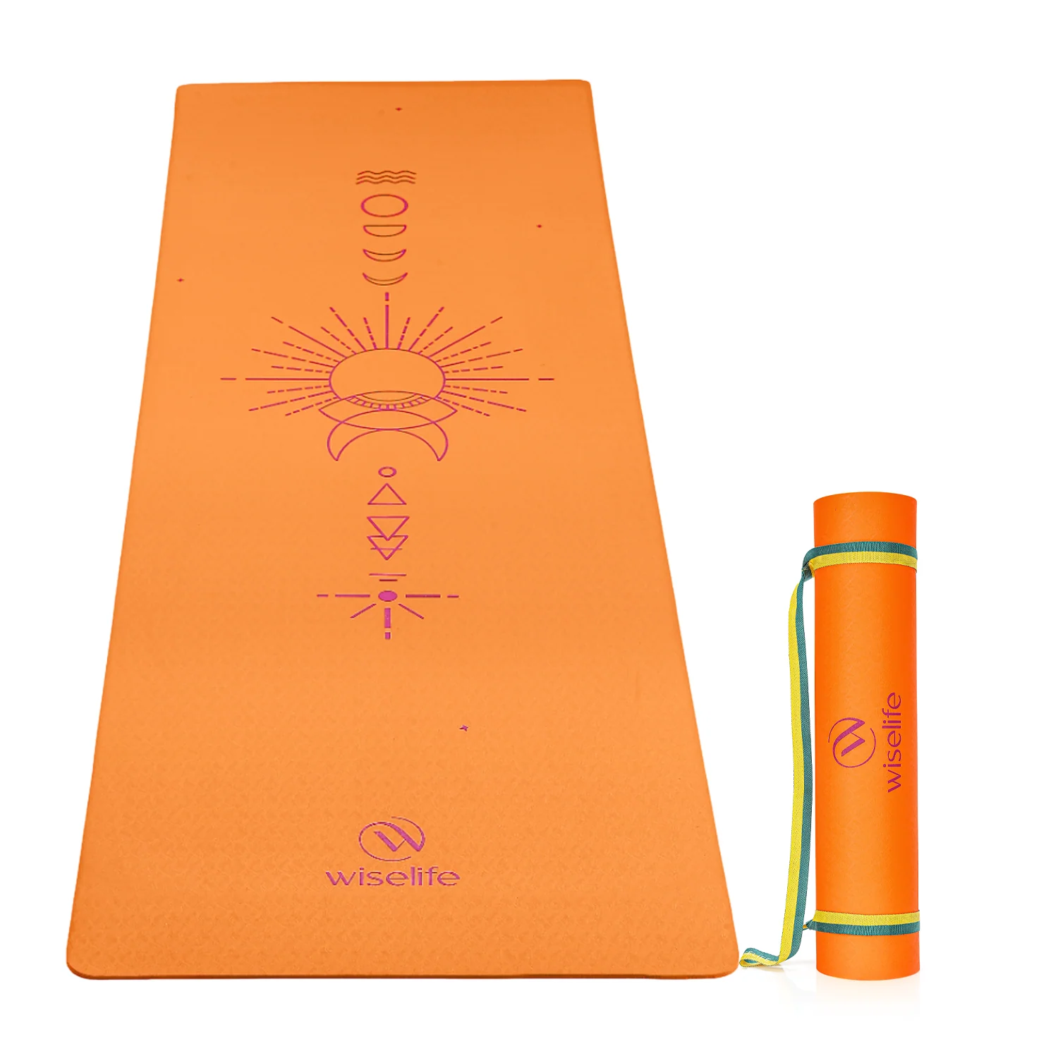 Purpose Printed TPE Yoga Mat-6mm - Image 92