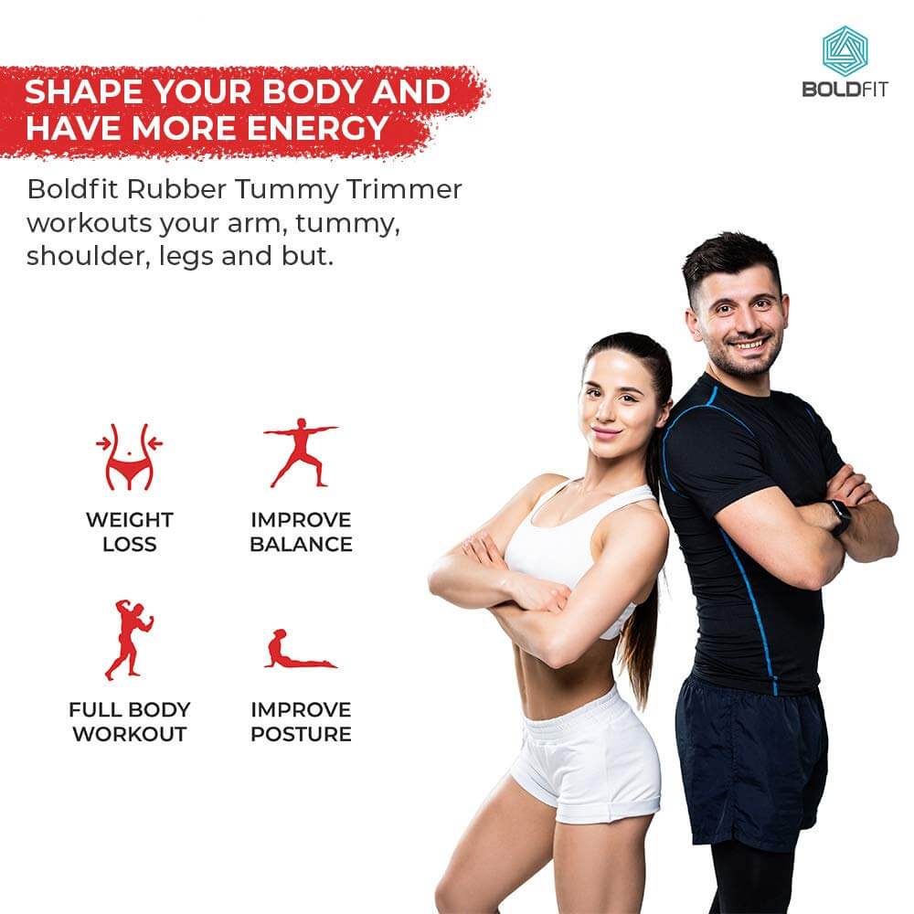 Rubber Tummy Trimmer - Red - Image 12