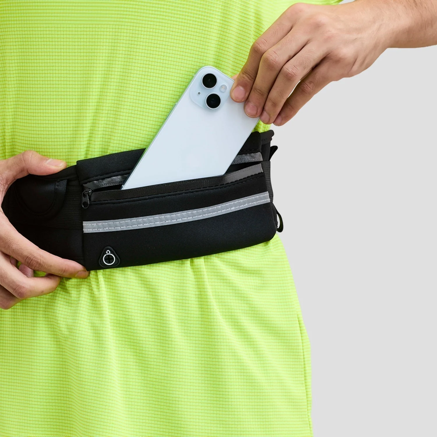 Running Waist Bag - Black - Image 5