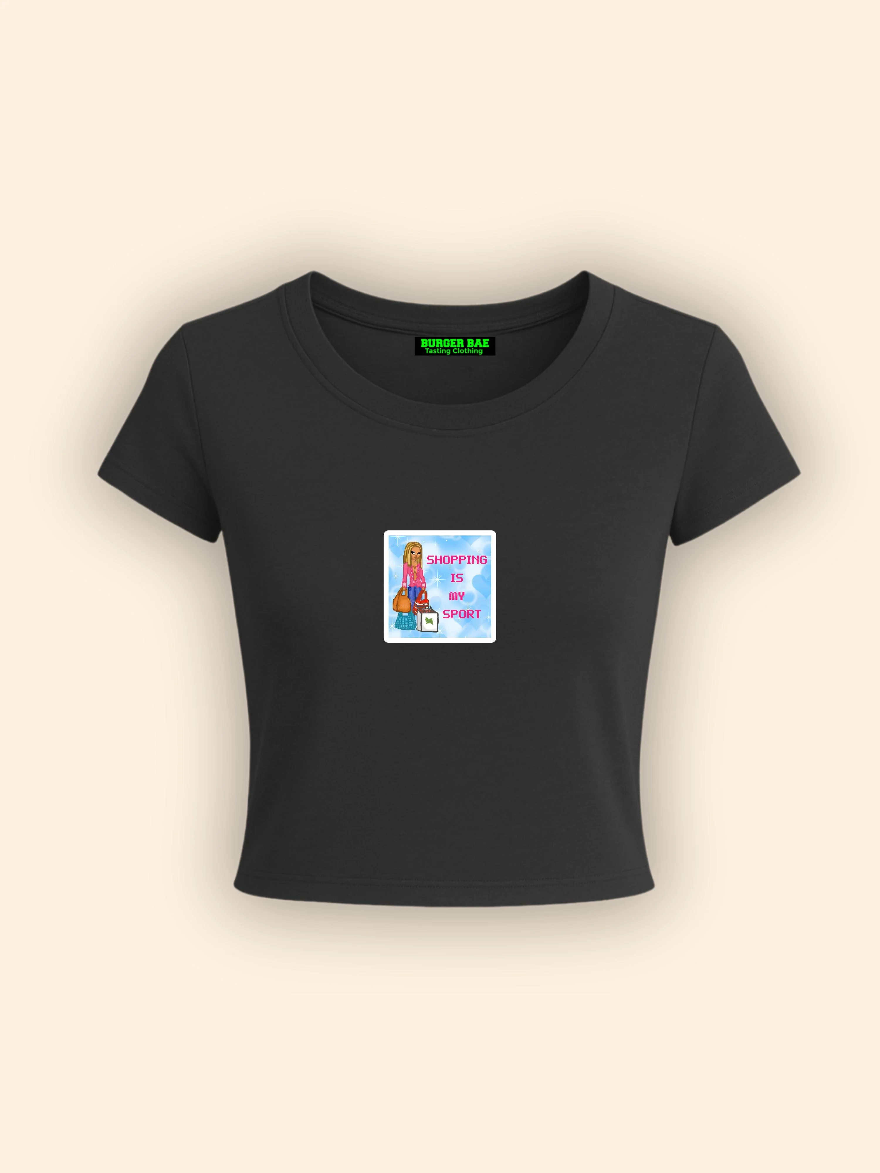 Shopping is my sport It Girl Baby tee for Women - Image 3