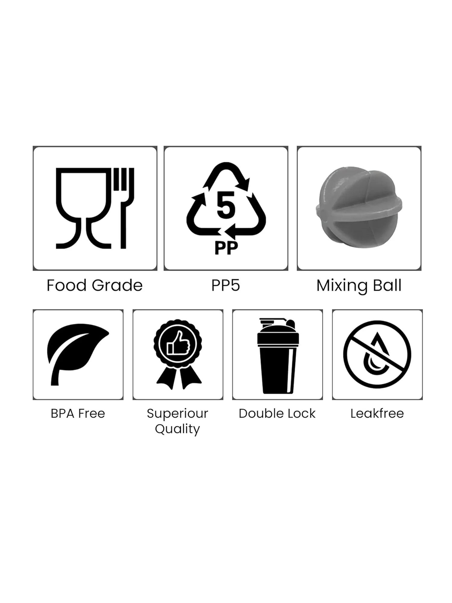 Silver Stainless Steel Shaker Sturdy and leak-free|Free from Harmful BPAs Silver 750ml - Image 6