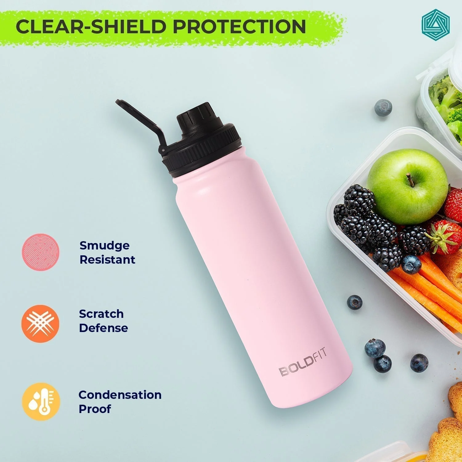 Stainless Steel Hot & Cold Water Bottle -800ml - Image 19