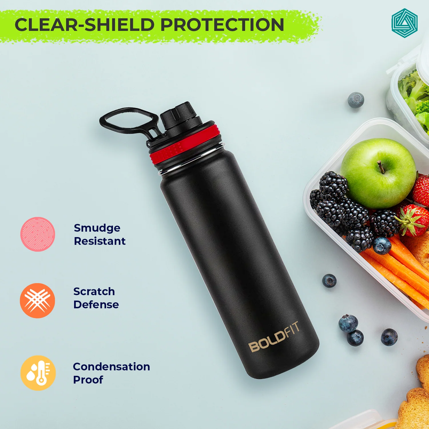 Stainless Steel Hot & Cold Water Bottle -800ml - Image 8