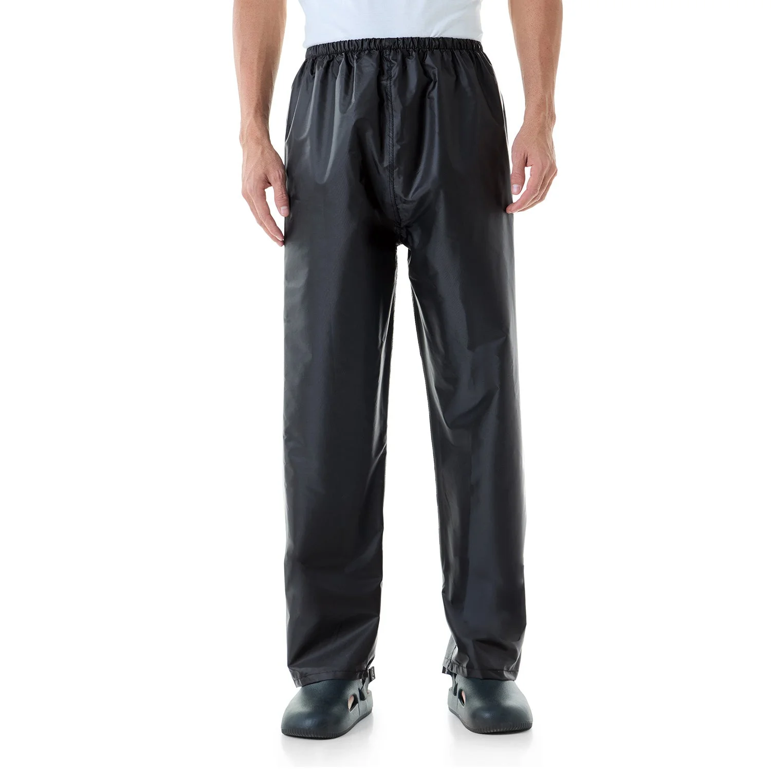 StormBreaker Raincoat Top & Bottom Set - Black Grey - Image 3