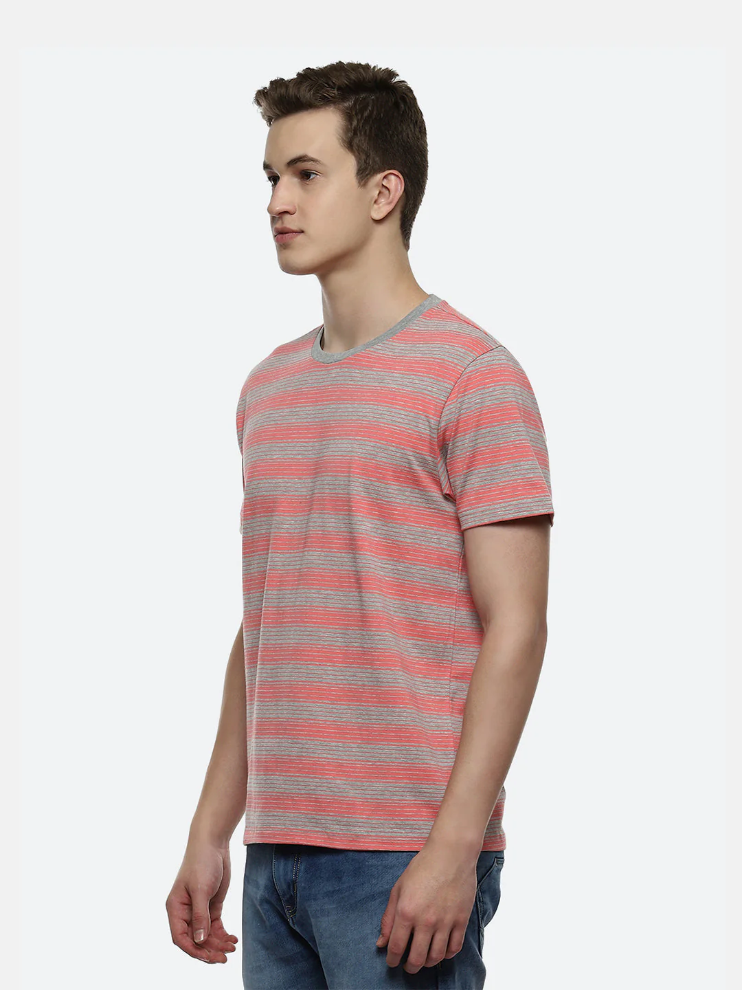 Streak Organic Cotton Elastane T-Shirt - Image 2