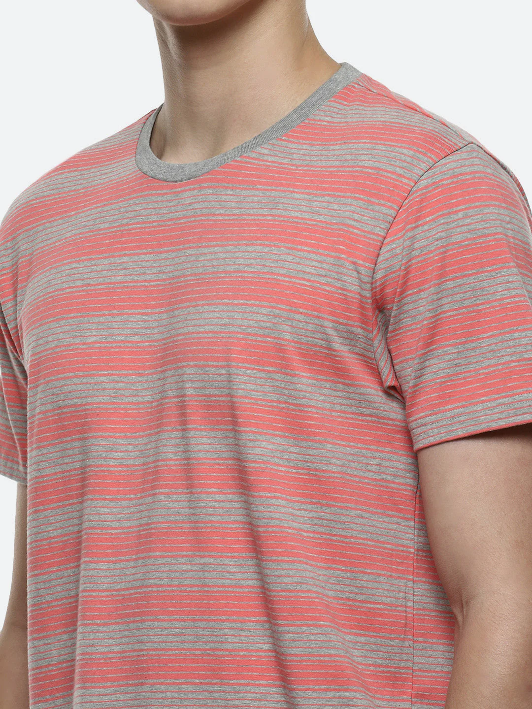 Streak Organic Cotton Elastane T-Shirt - Image 5