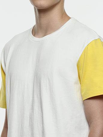 Sunset Color Block Oversized T-Shirt - Image 6