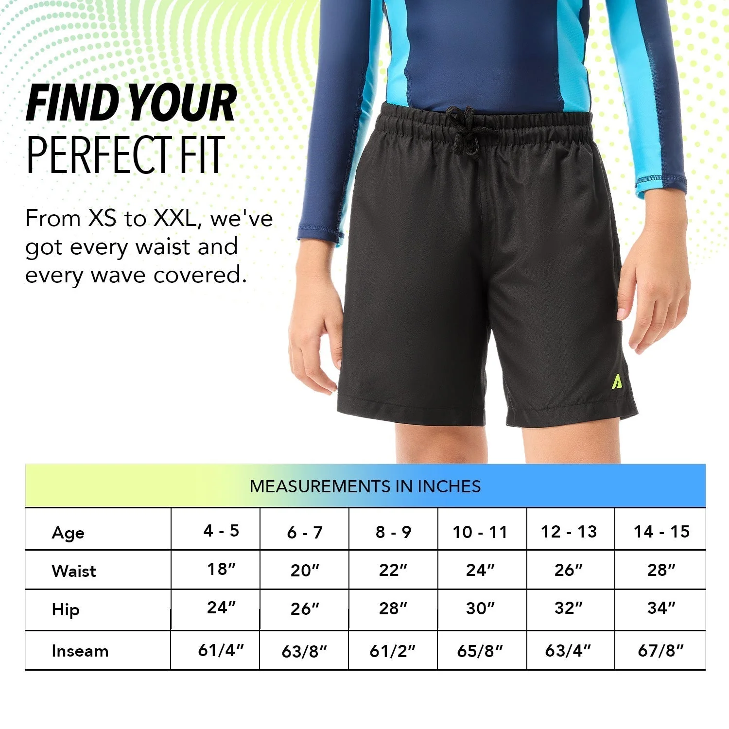 Swimwear Shorts for Boys - Black - Image 6