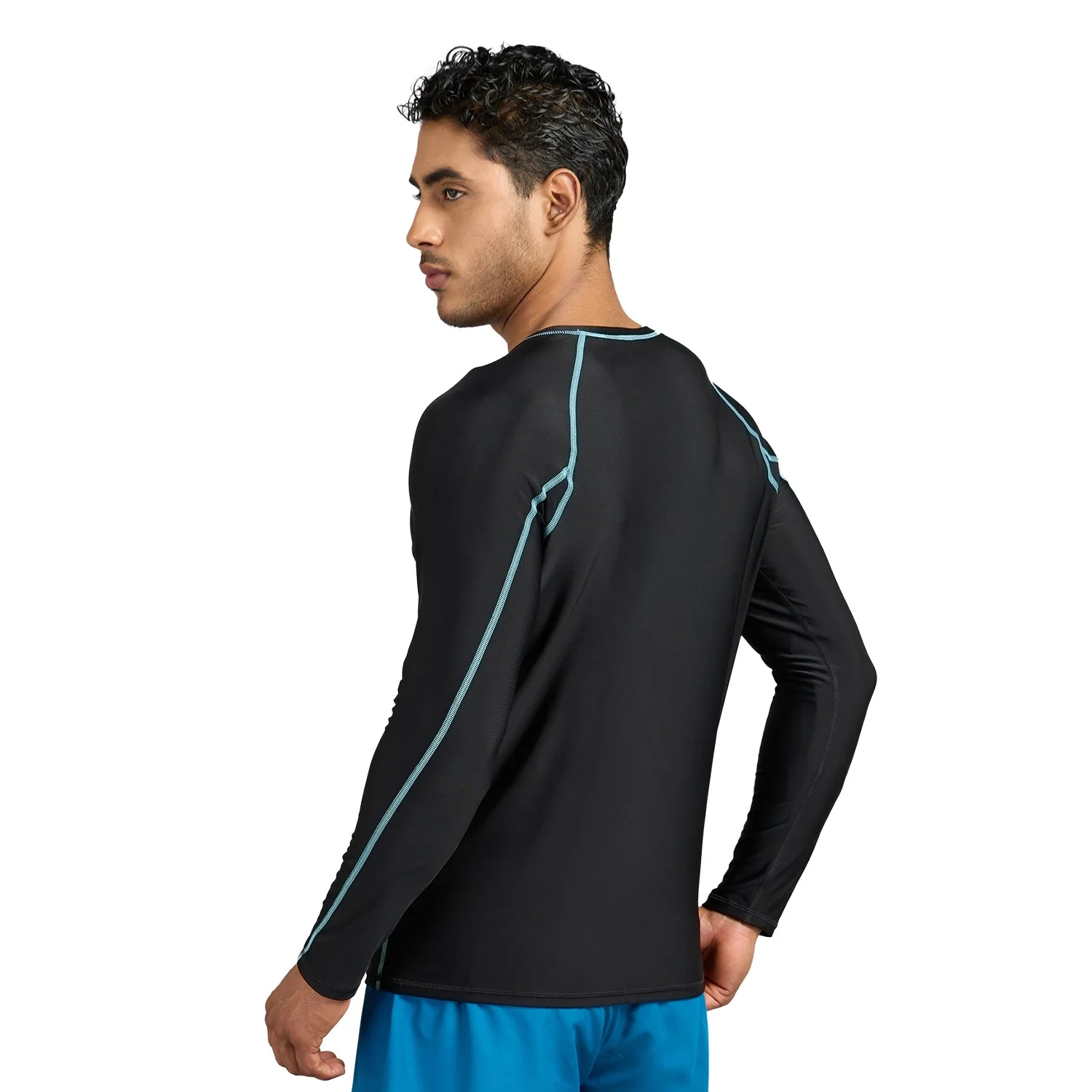 Swimwear Top for Men - Black - Image 4