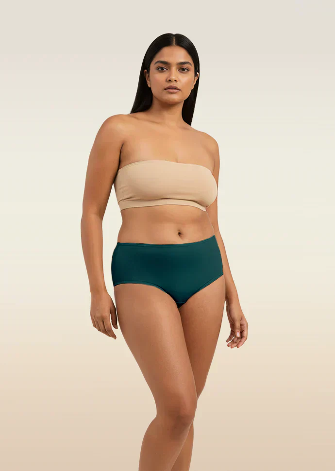 Teal Mid-waist Absorbent Underwear - Image 7