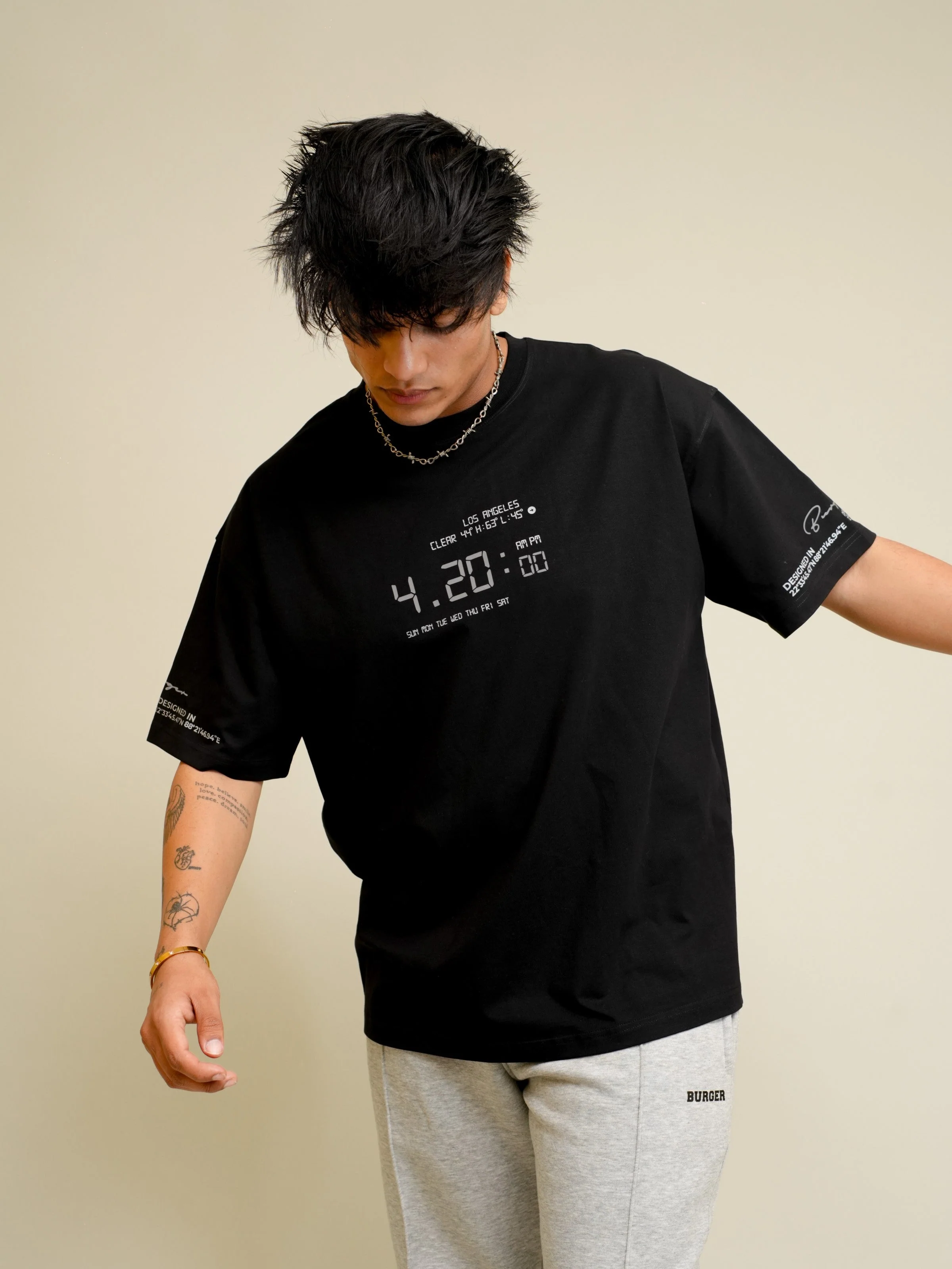 The 4.20 Drop sleeved tee for Men and Women - Image 3