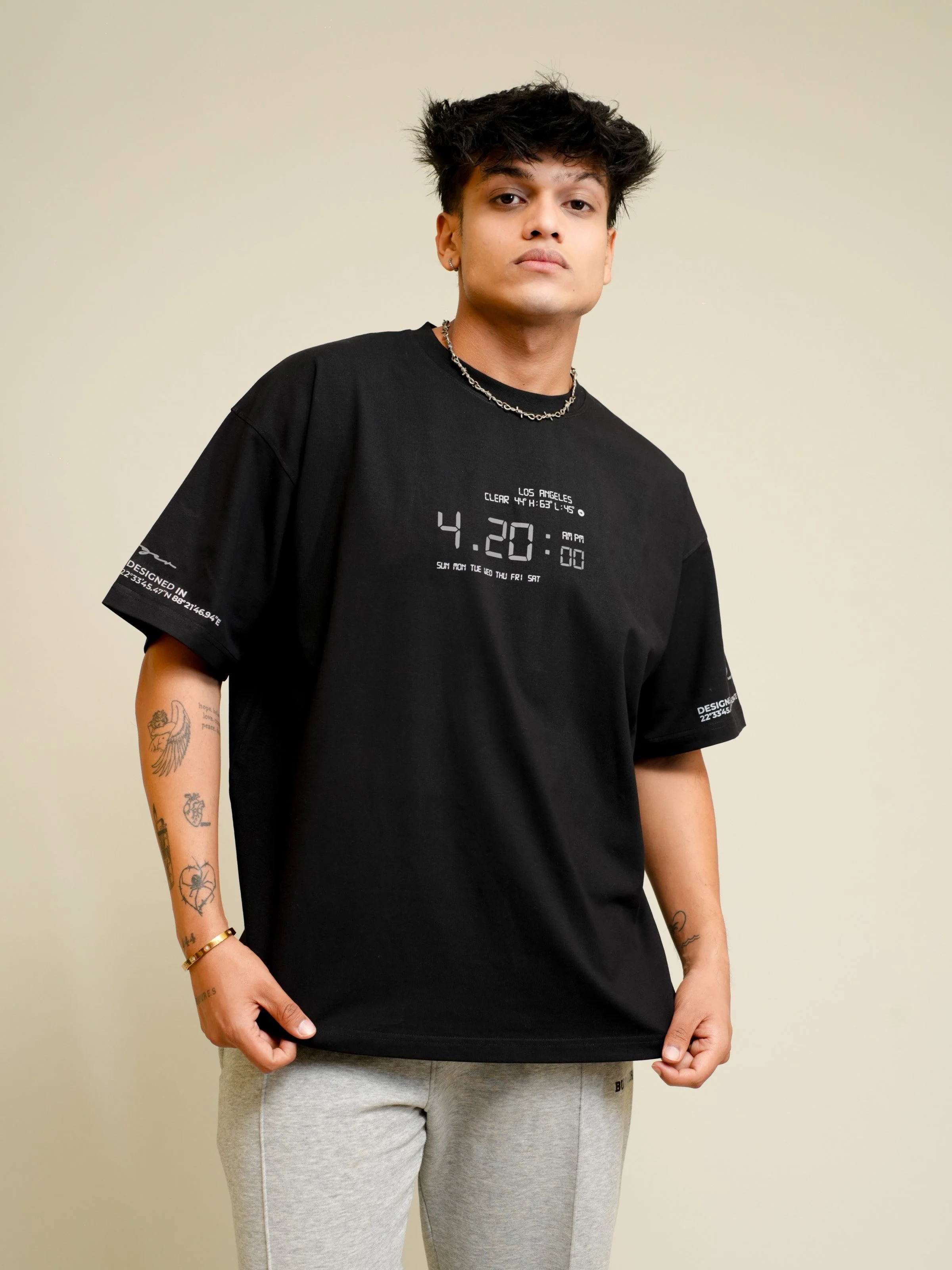 The 4.20 Drop sleeved tee for Men and Women - Image 4