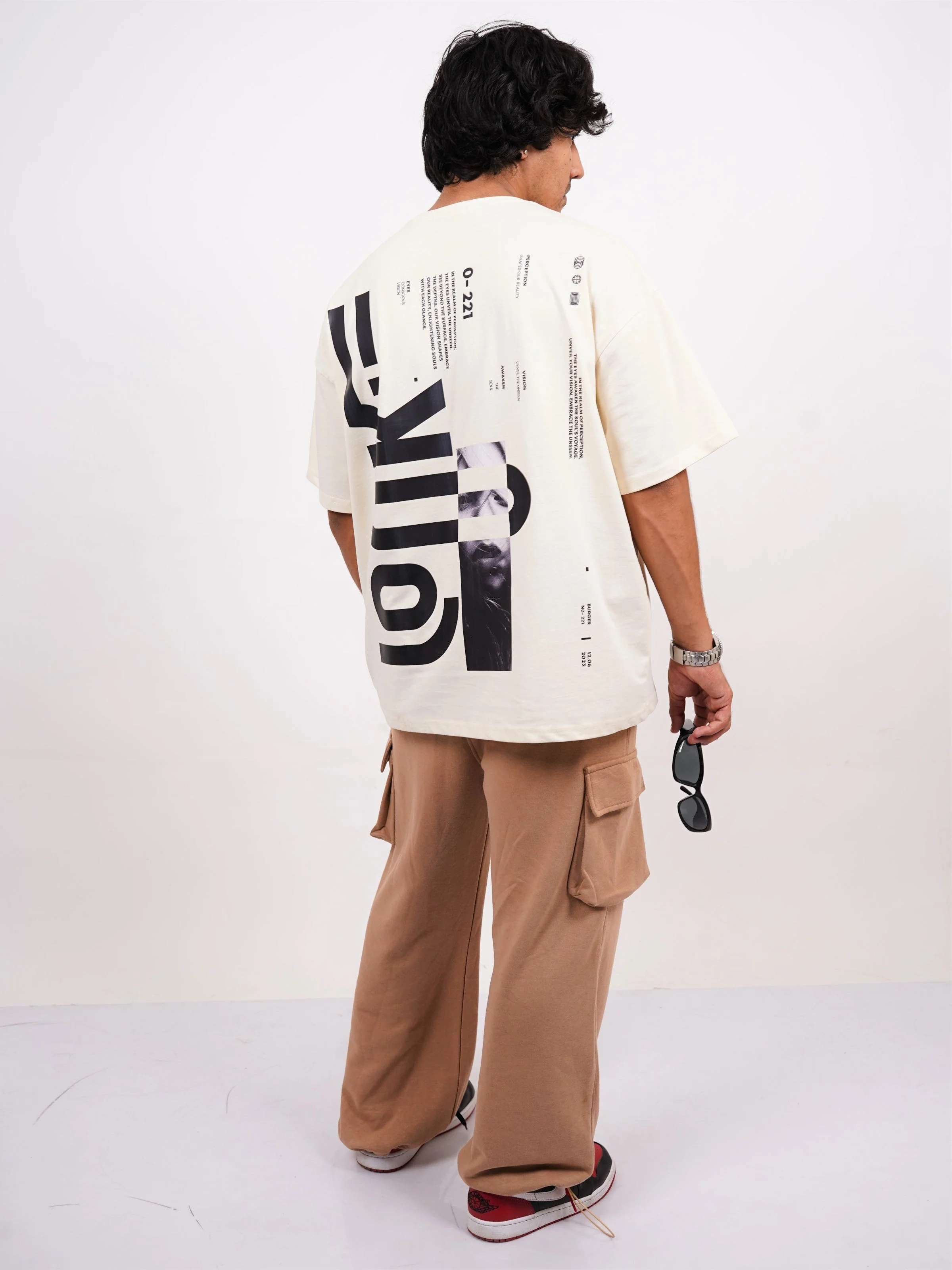 The made you look tee : Vision Drop Sleeved tee For Men and Women - Image 9