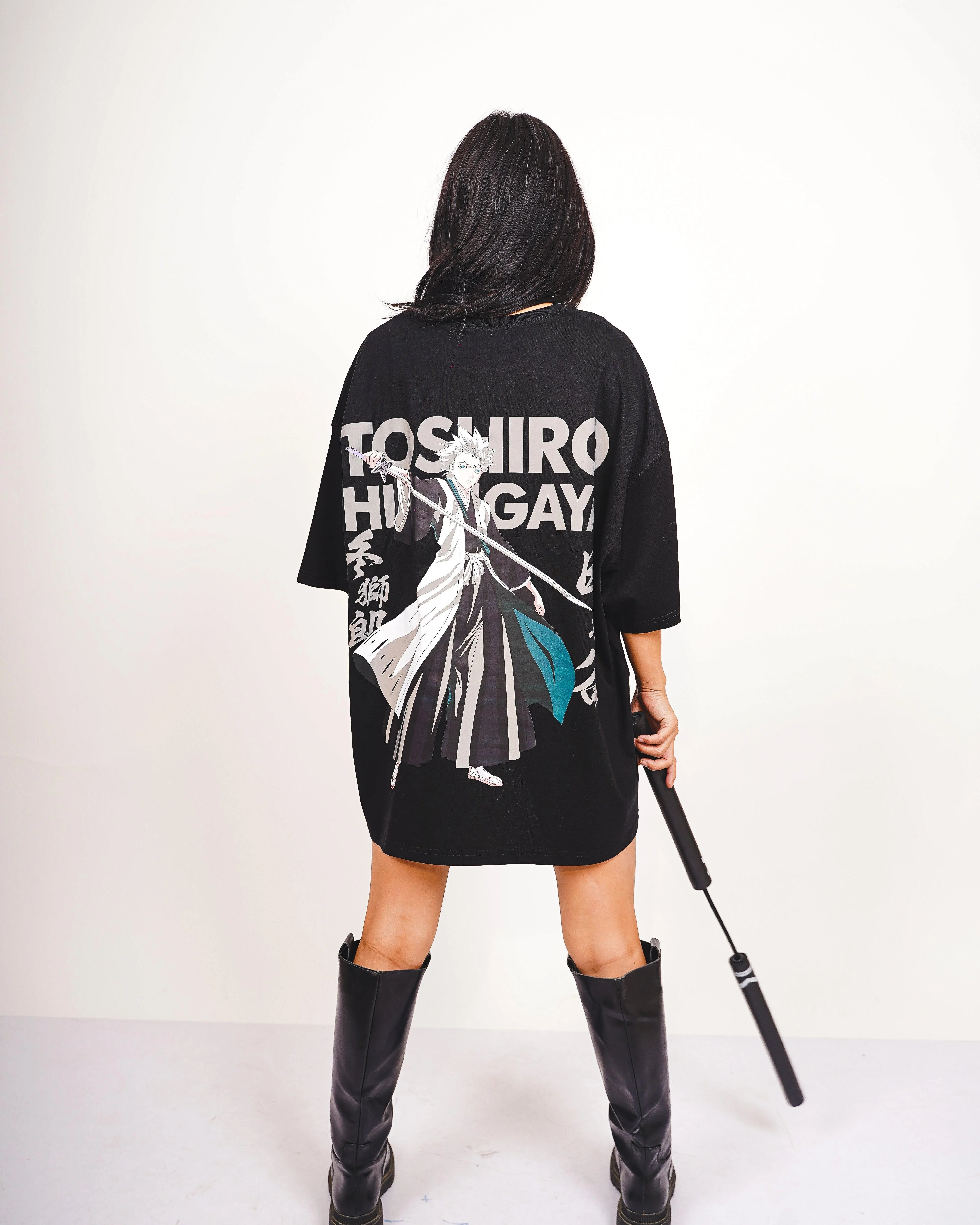 Toshiro Hitsugaya (Reflective) : Bleach Drop:Sleeved Tee For Men and Women