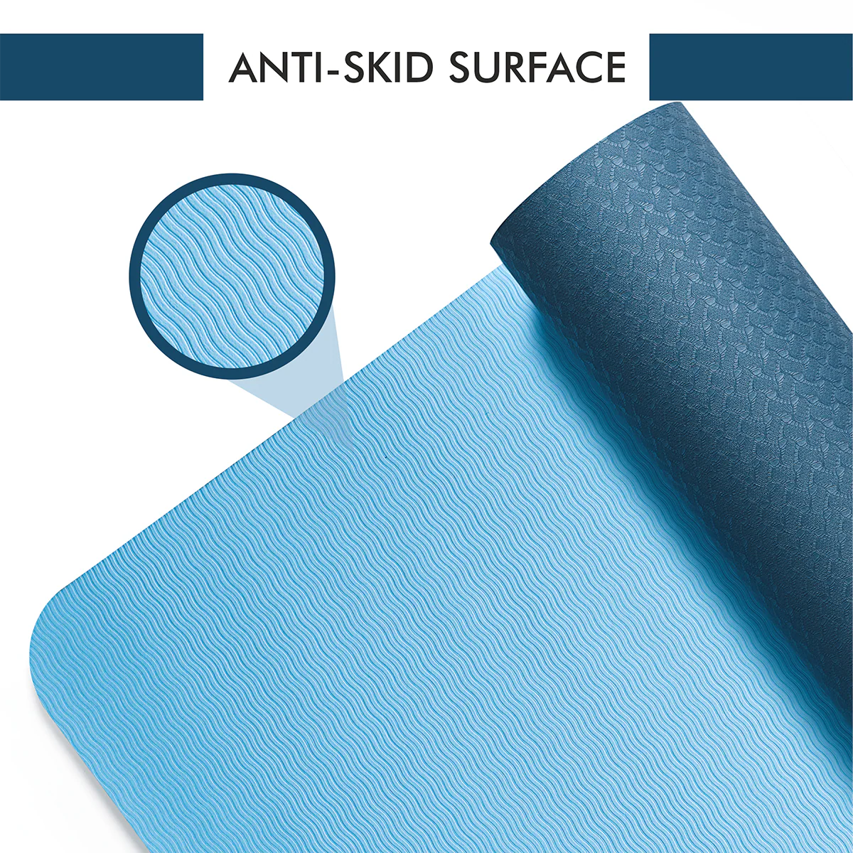 TPE Yoga Mat 6mm - Image 25
