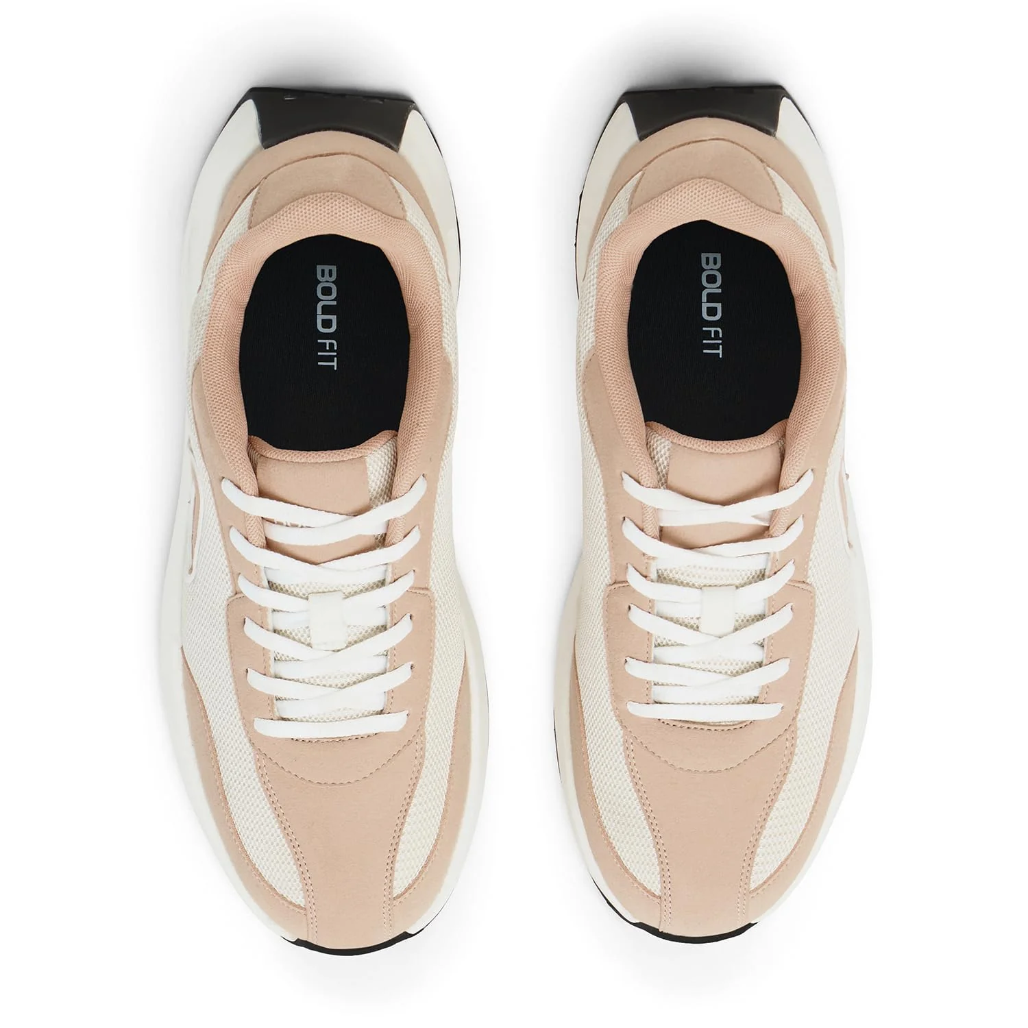 Trackman Mens Jogging Shoes - Beige - Image 4