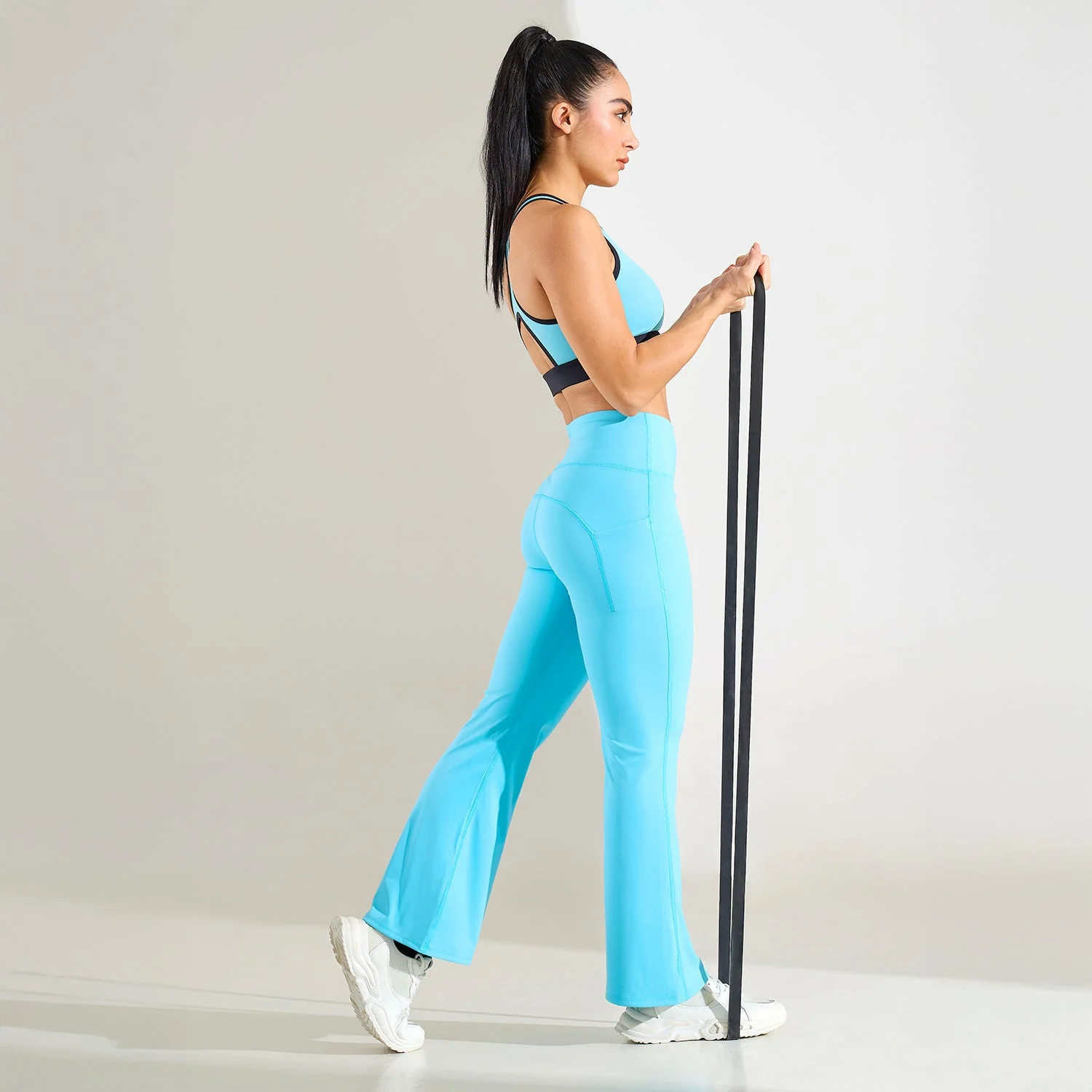 LIMITLESS NYLOFLEX FLARE PANTS