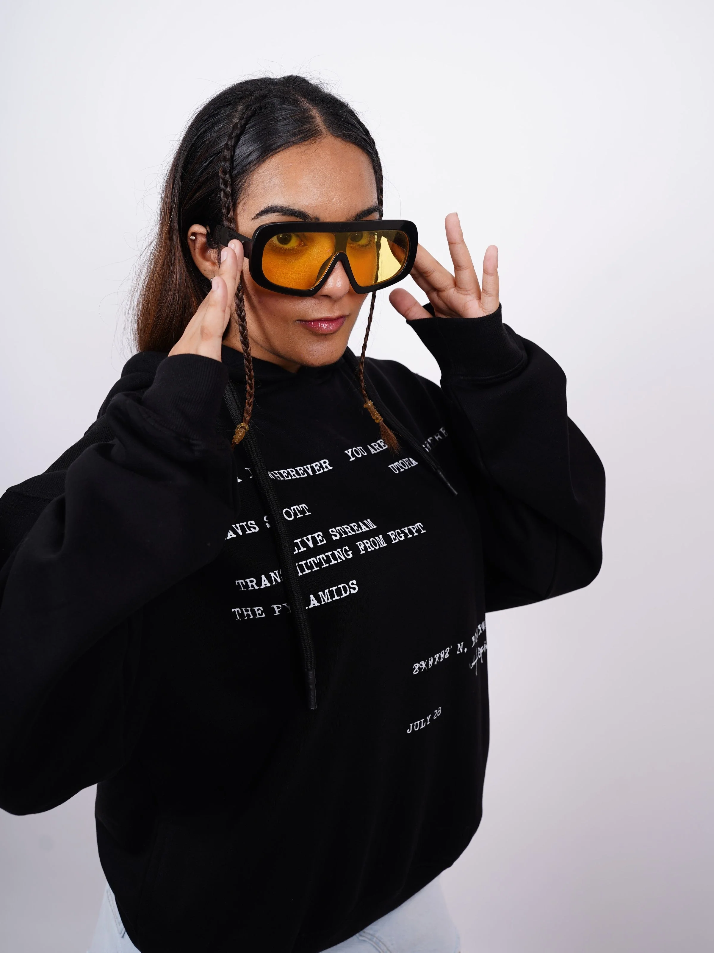 Travis Scott : The Pyramids : Heavyweight Baggy Hoodie For Men and Women - Image 8